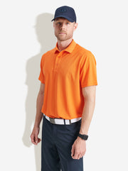 Mens Cray drycool polo - orange
