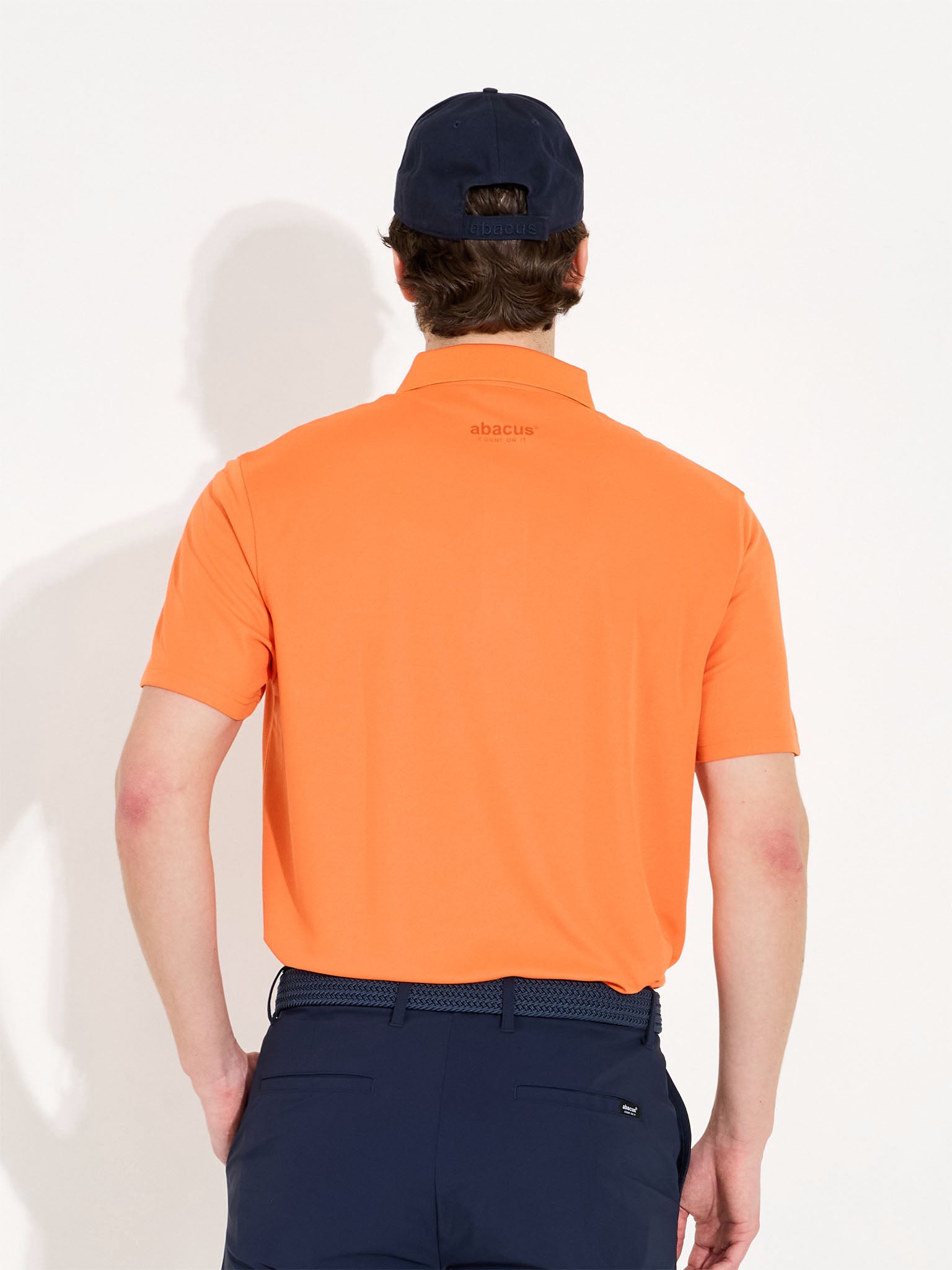 Mens Cray drycool polo - orange