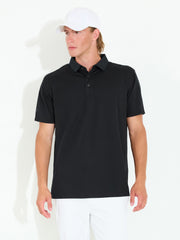 Mens Cray drycool polo - black