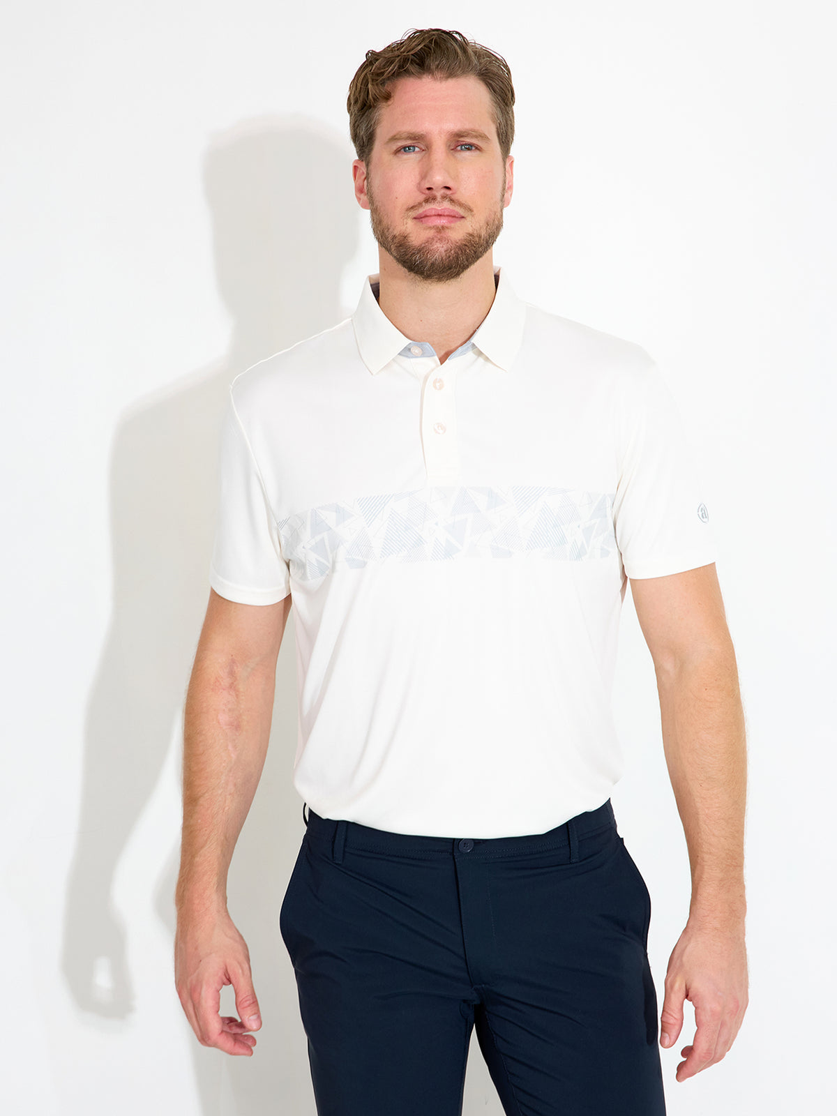 Mens Walton drycool polo - clam-1