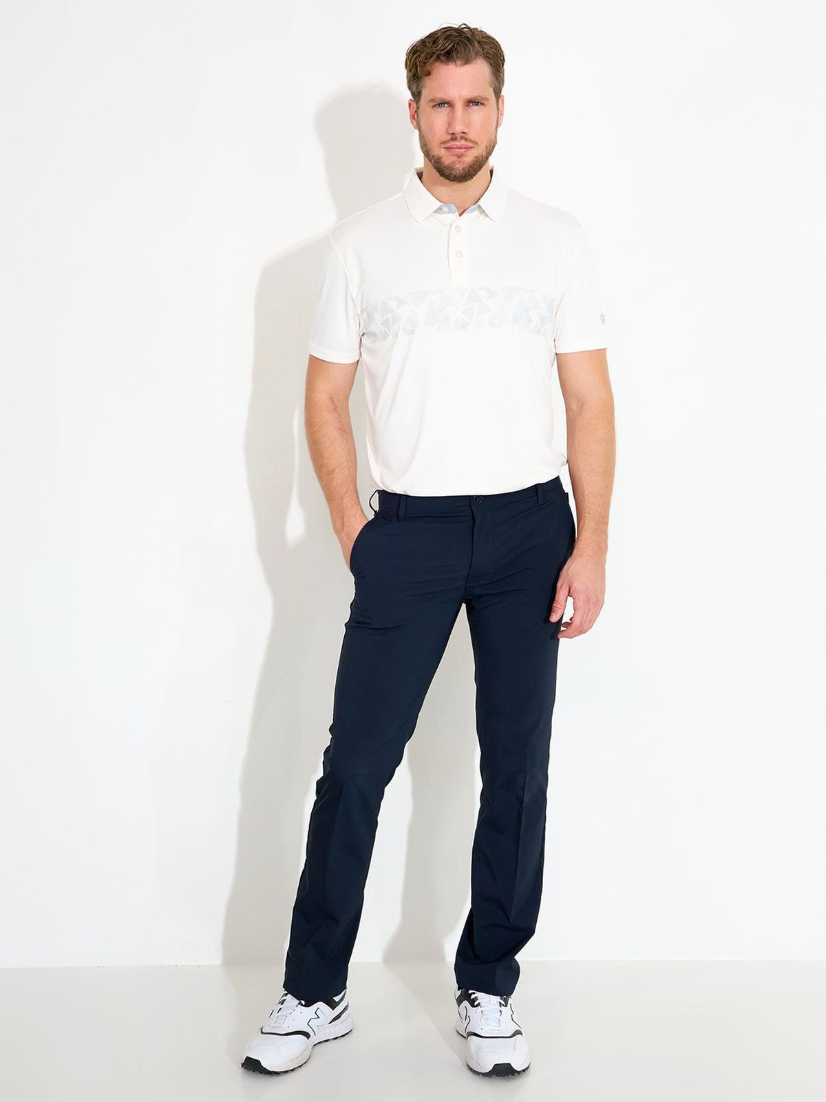 Mens Walton drycool polo - clam-2