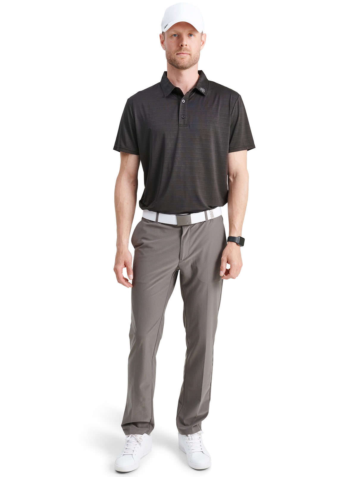 Mens Kauri polo - black-3