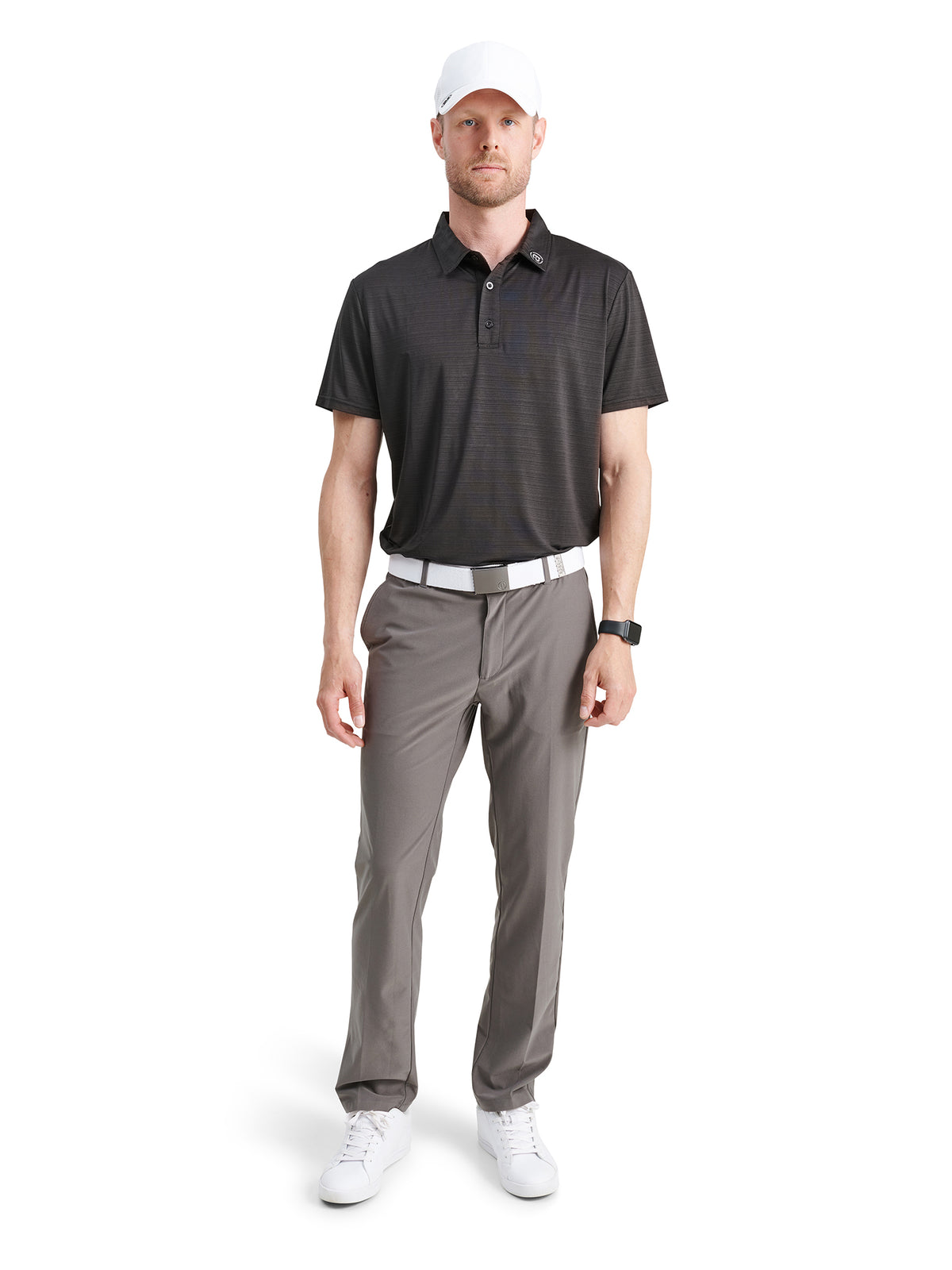 Mens Kauri polo - black-4