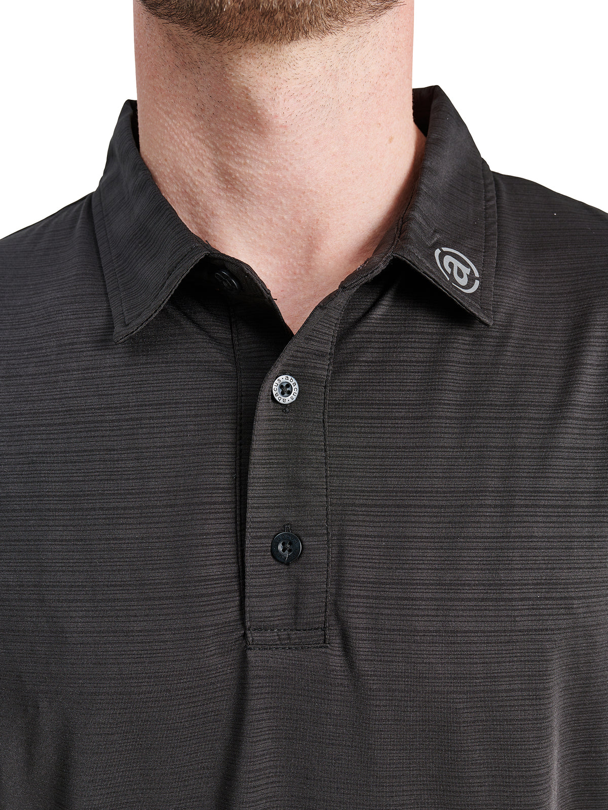 Mens Kauri polo - black-5