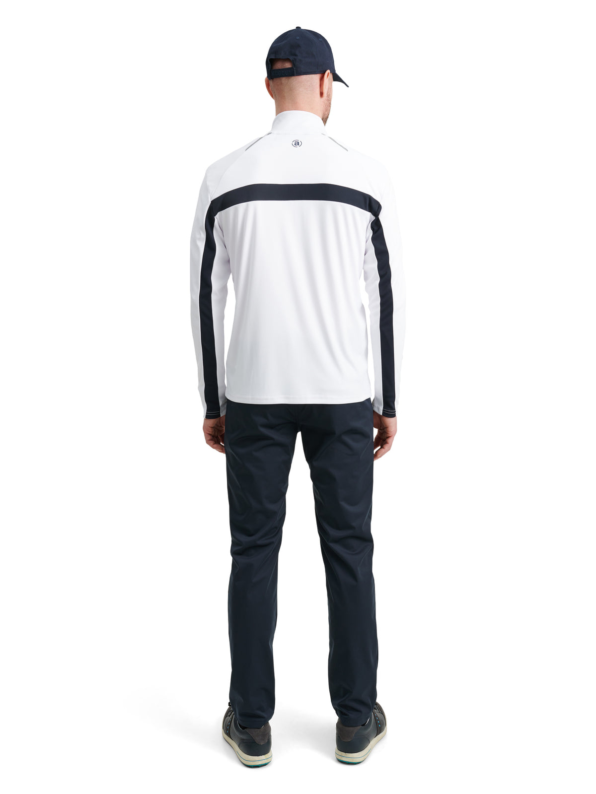 Mens Cypress longsleeve - white/navy-5