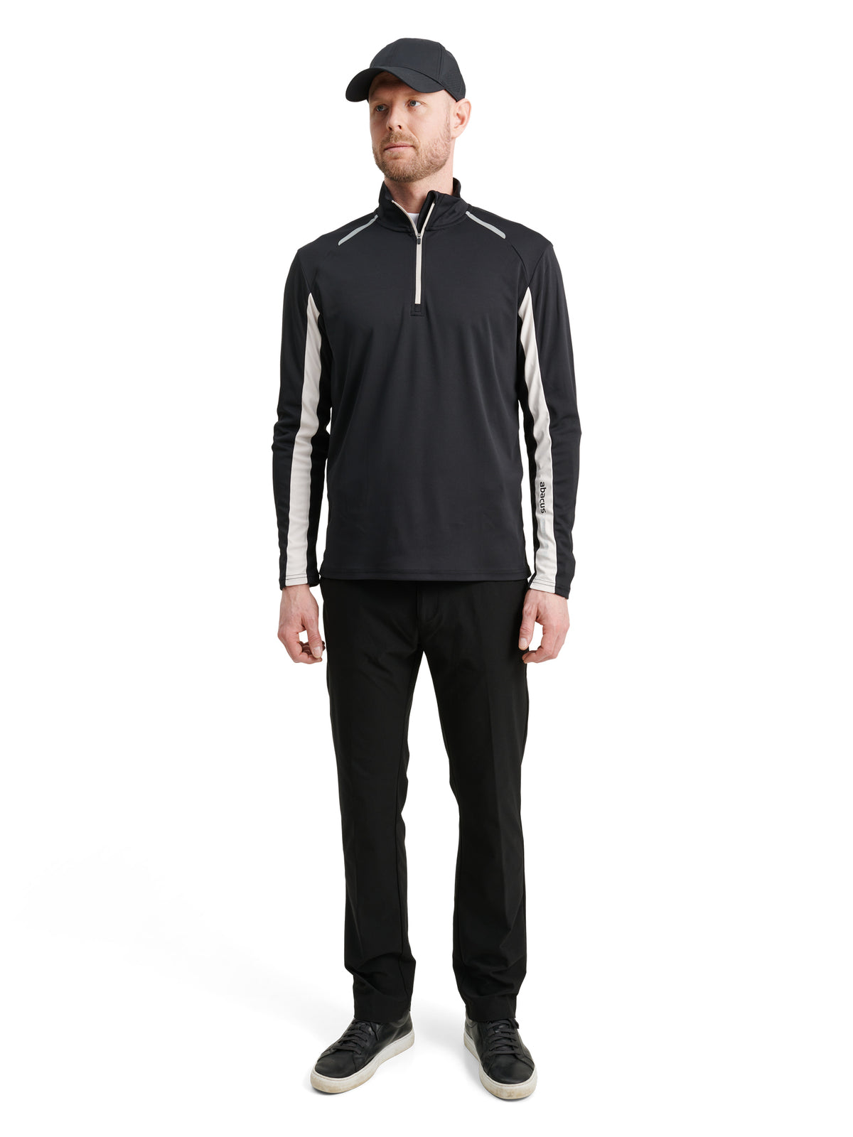 Mens Cypress longsleeve - black/stone-2