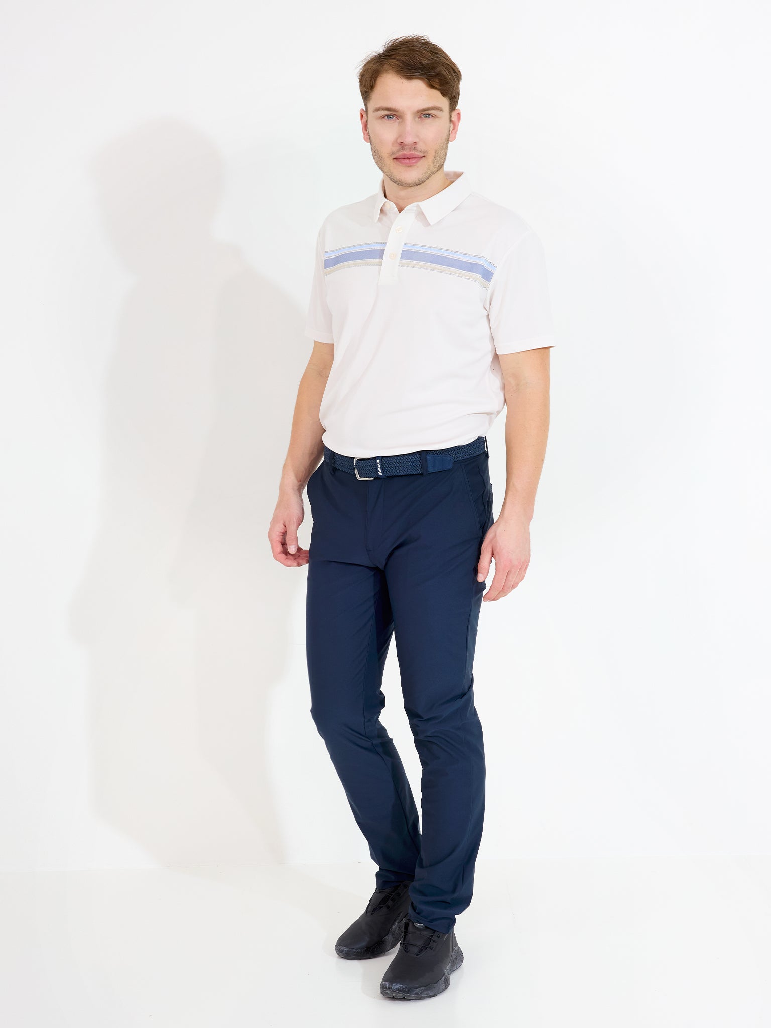 Mens Cruit drycool polo - clam-3