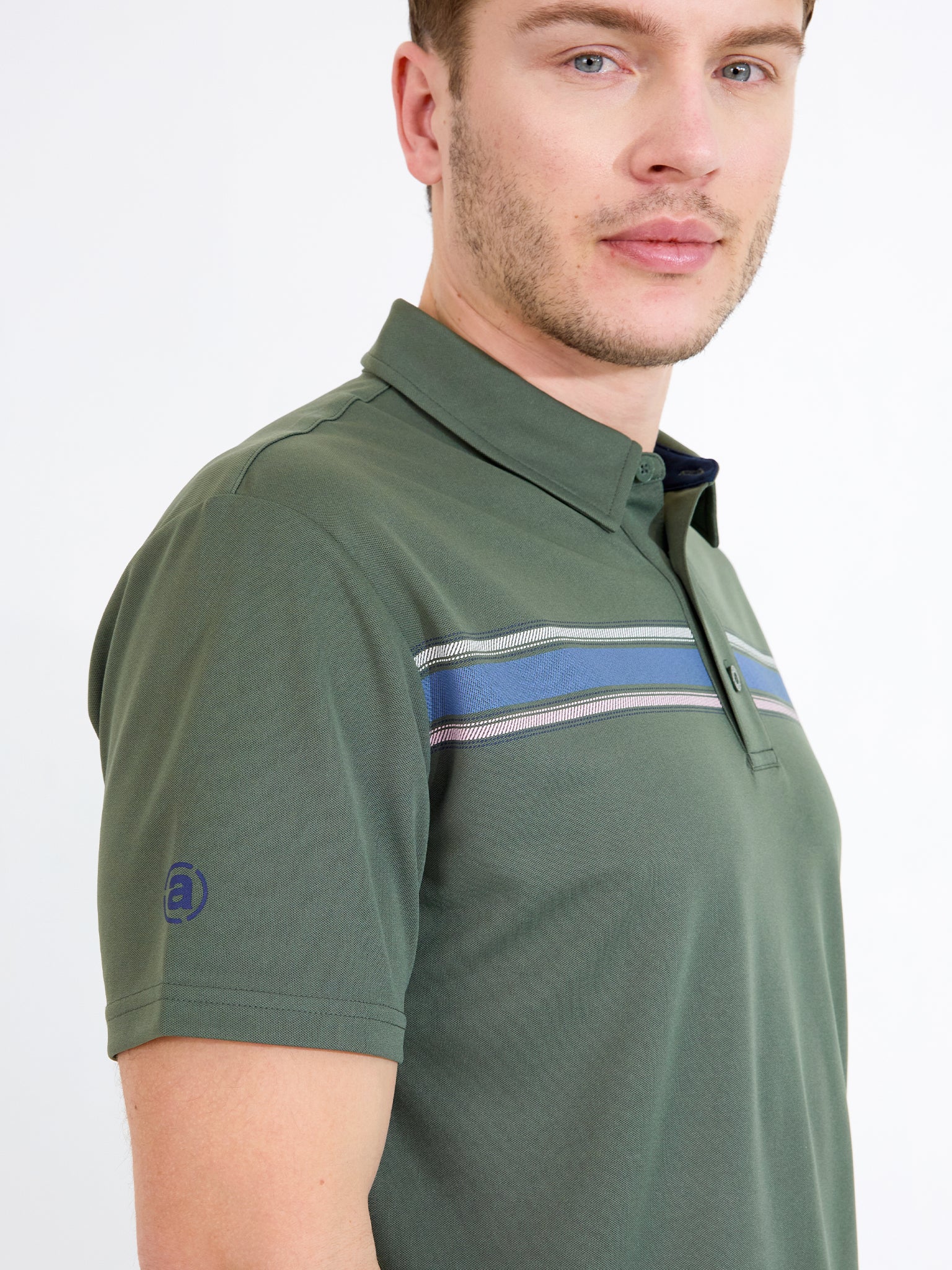 Mens Cruit drycool polo - forest-4