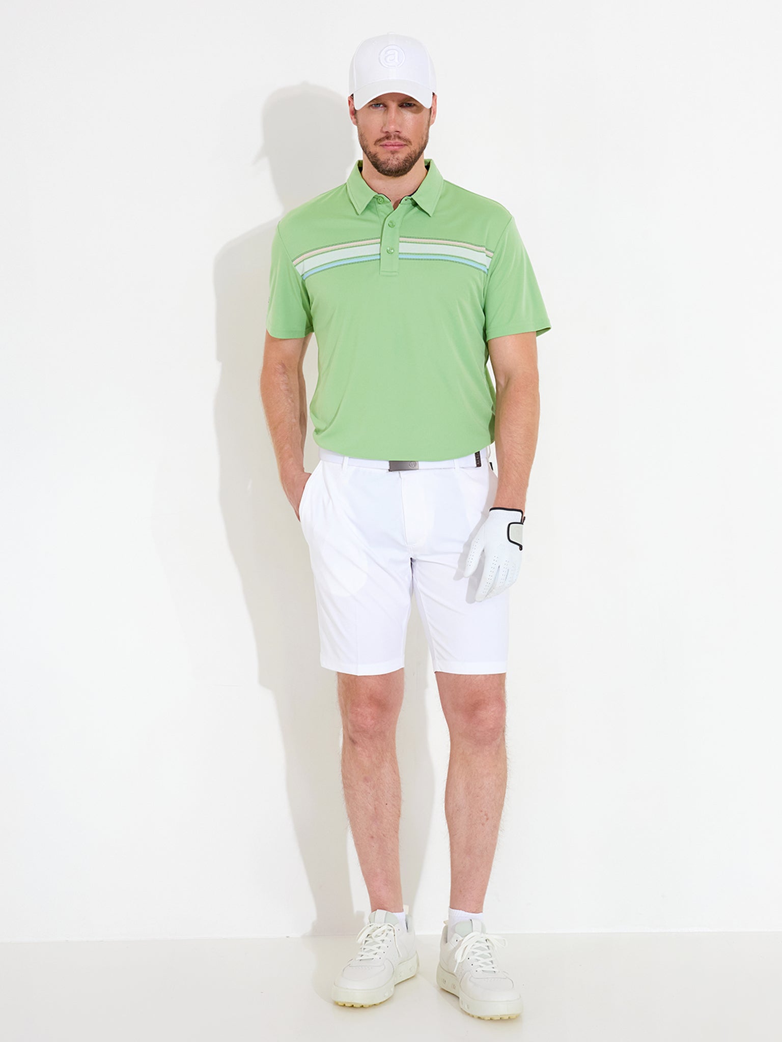 Mens Cruit drycool polo - apple-3