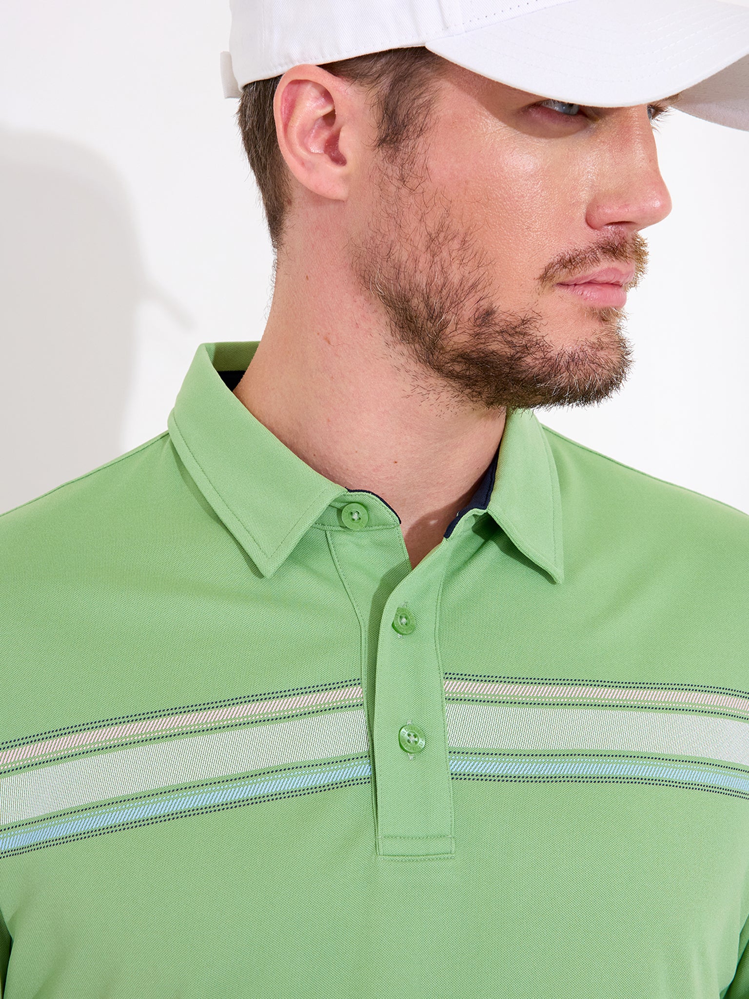 Mens Cruit drycool polo - apple-4