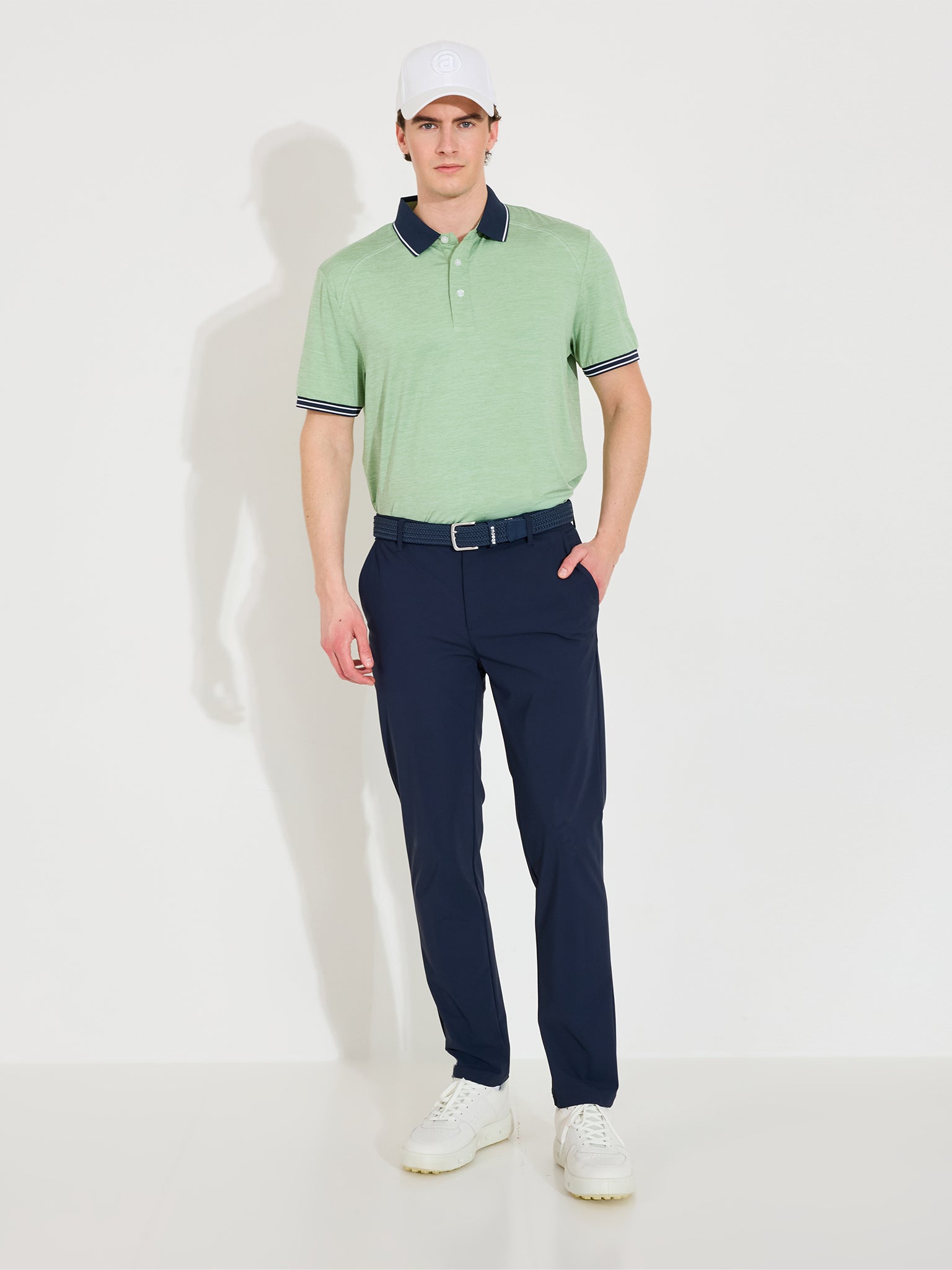 Mens Spey drycool polo - apple
