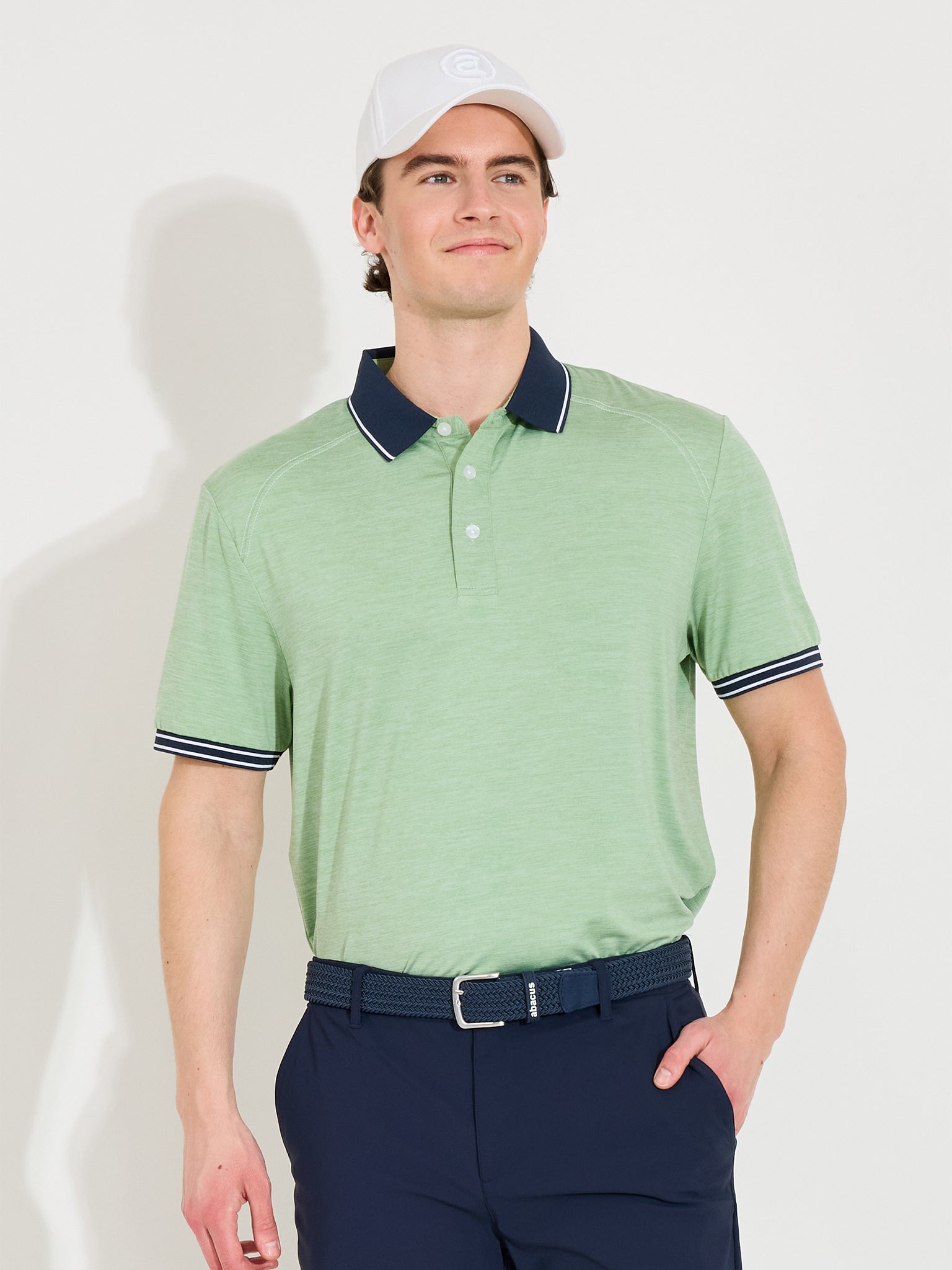Mens Spey drycool polo - apple-3