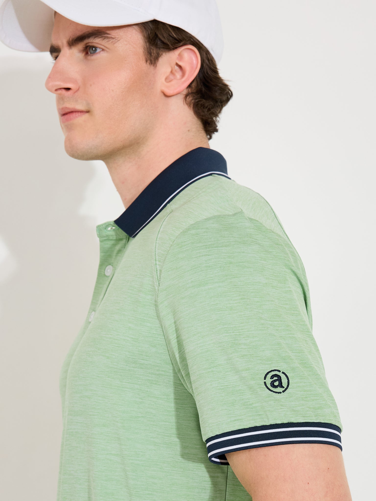Mens Spey drycool polo - apple-4