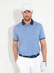 Mens Spey drycool polo - horizon blue
