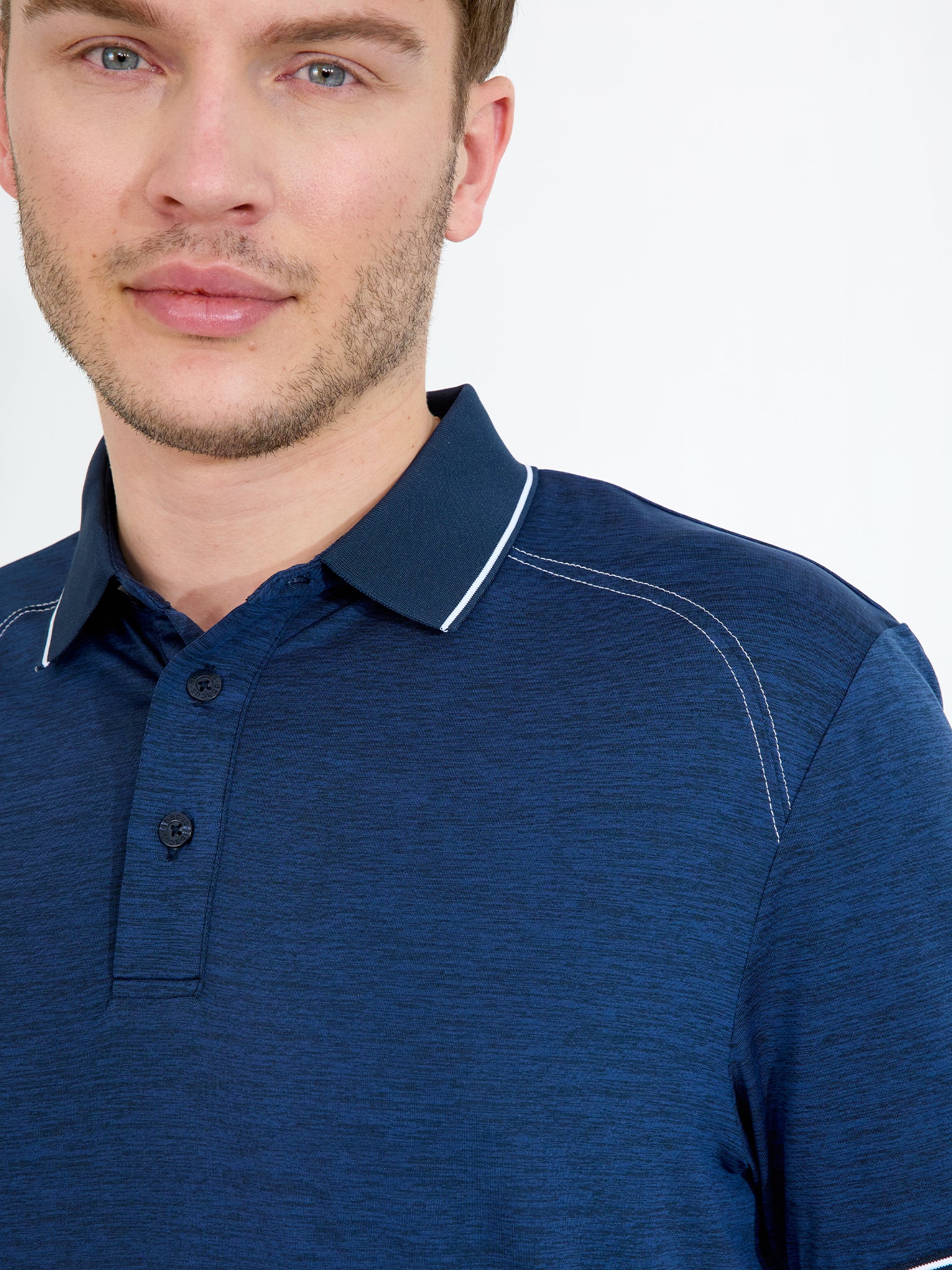 Mens Spey drycool polo - navy-5