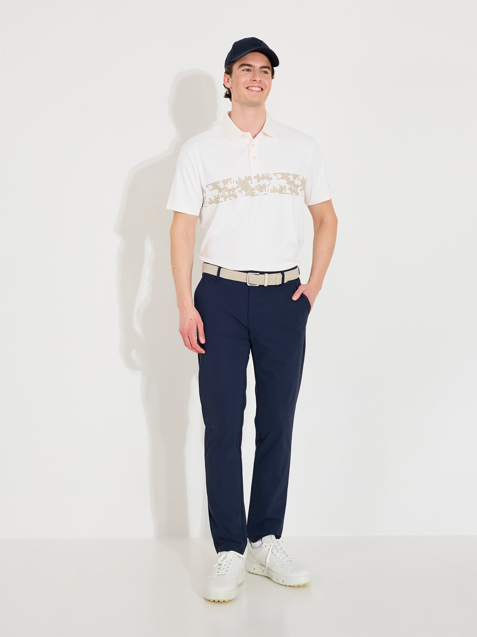 Mens Hosel drycool polo - clam-4