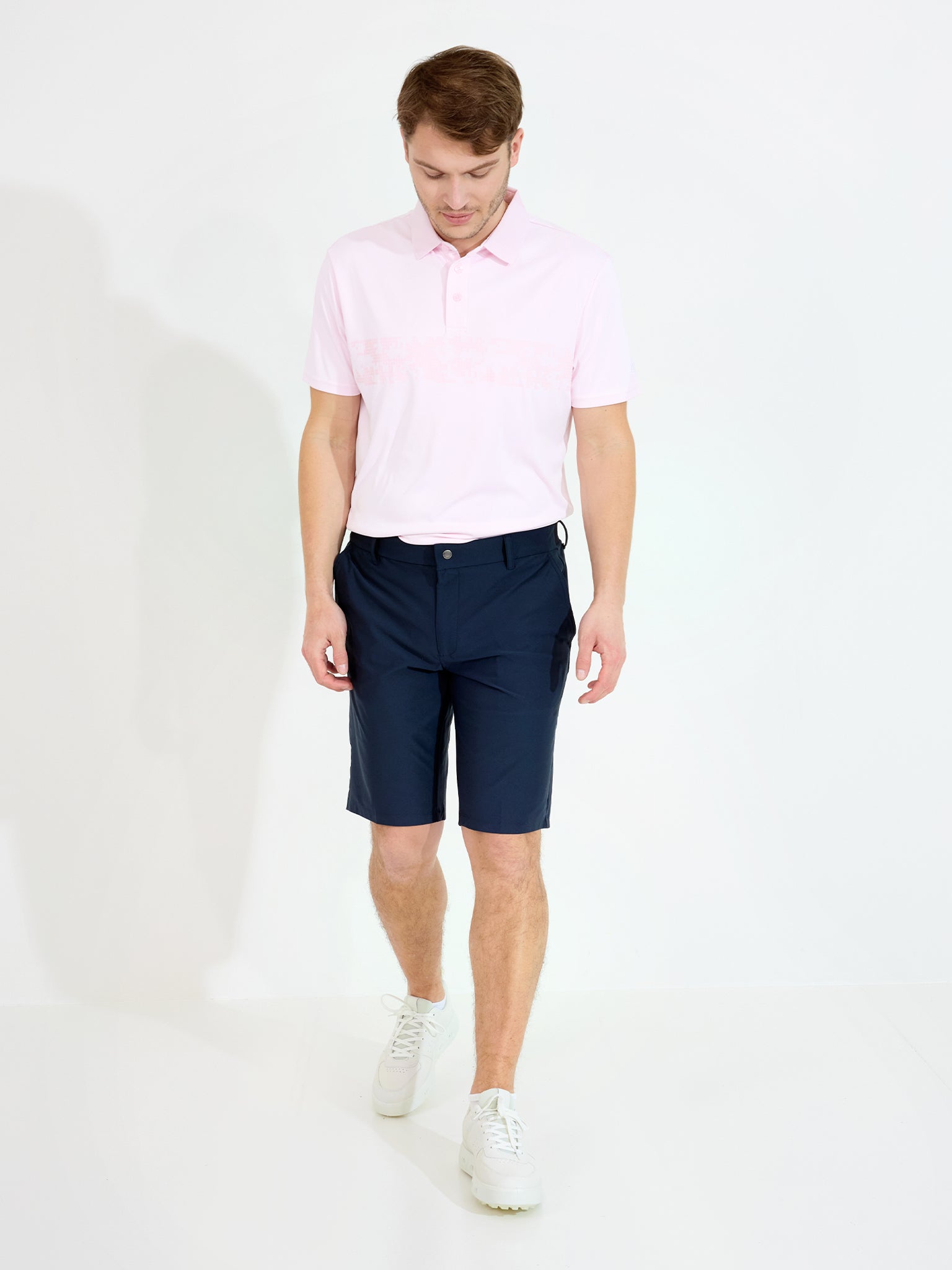 Mens Hosel drycool polo - lt.pink-3