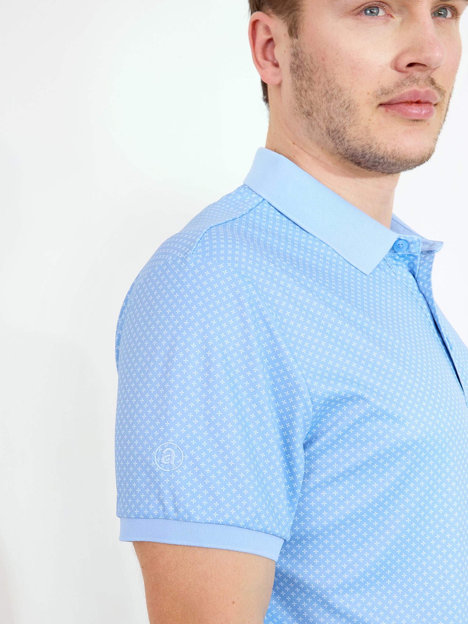 Mens Hayden drycool polo - iceblue-4