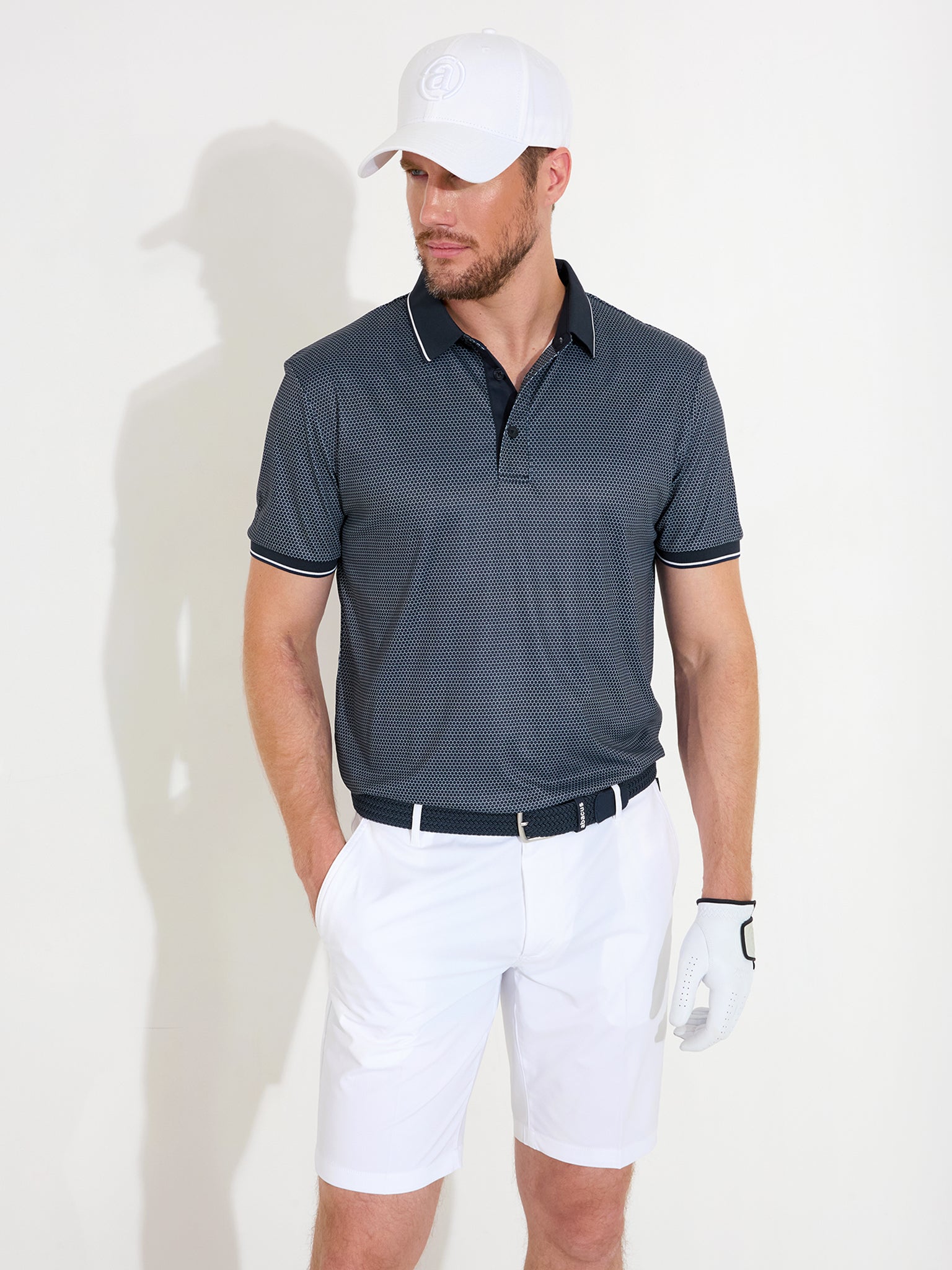 Mens Headfort drycool polo - navy