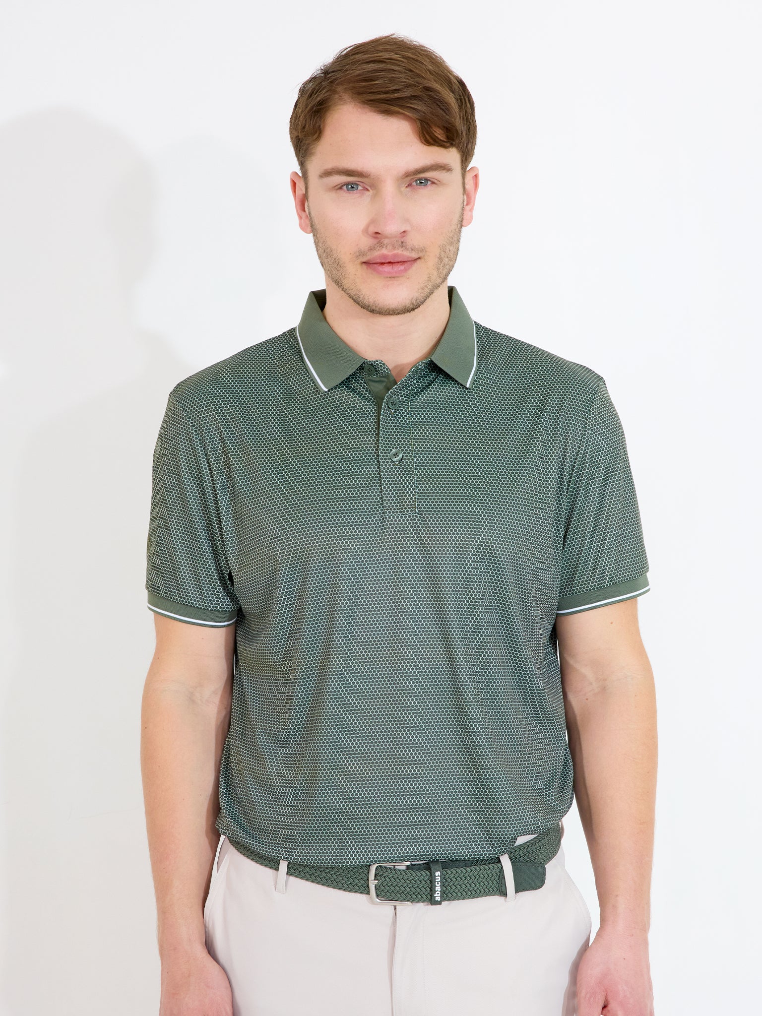 Mens Headfort drycool polo - forest