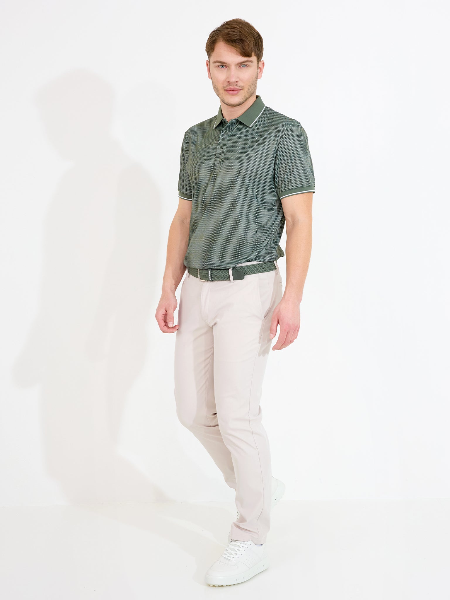 Mens Headfort drycool polo - forest-3