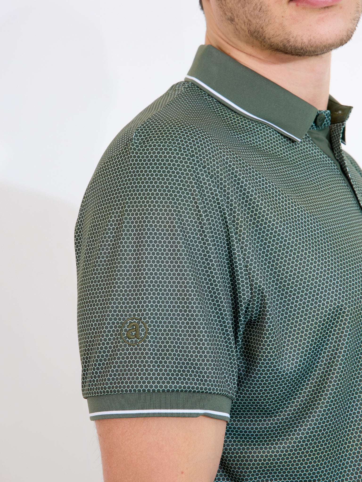 Mens Headfort drycool polo - forest-4