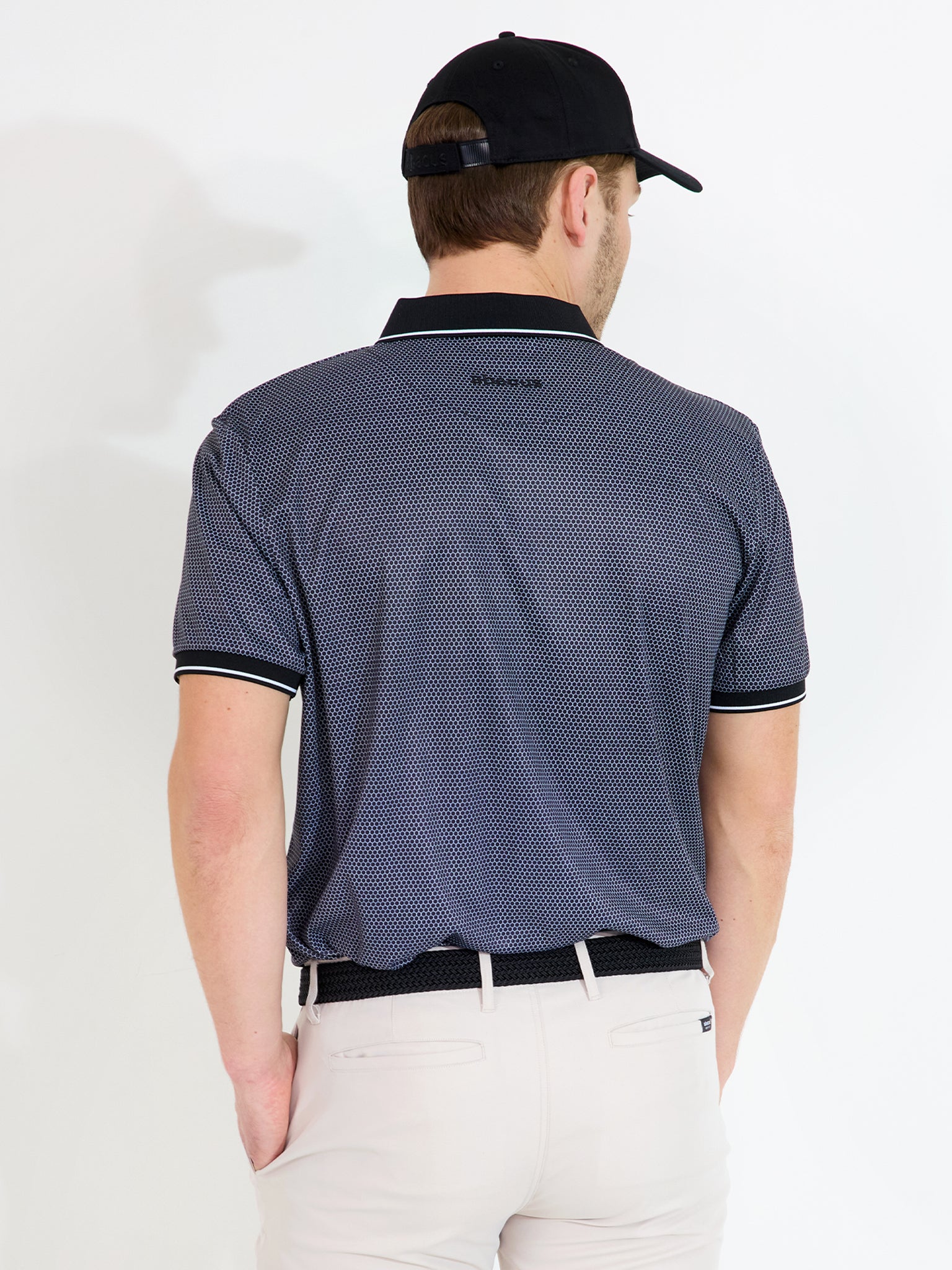 Mens Headfort drycool polo - black