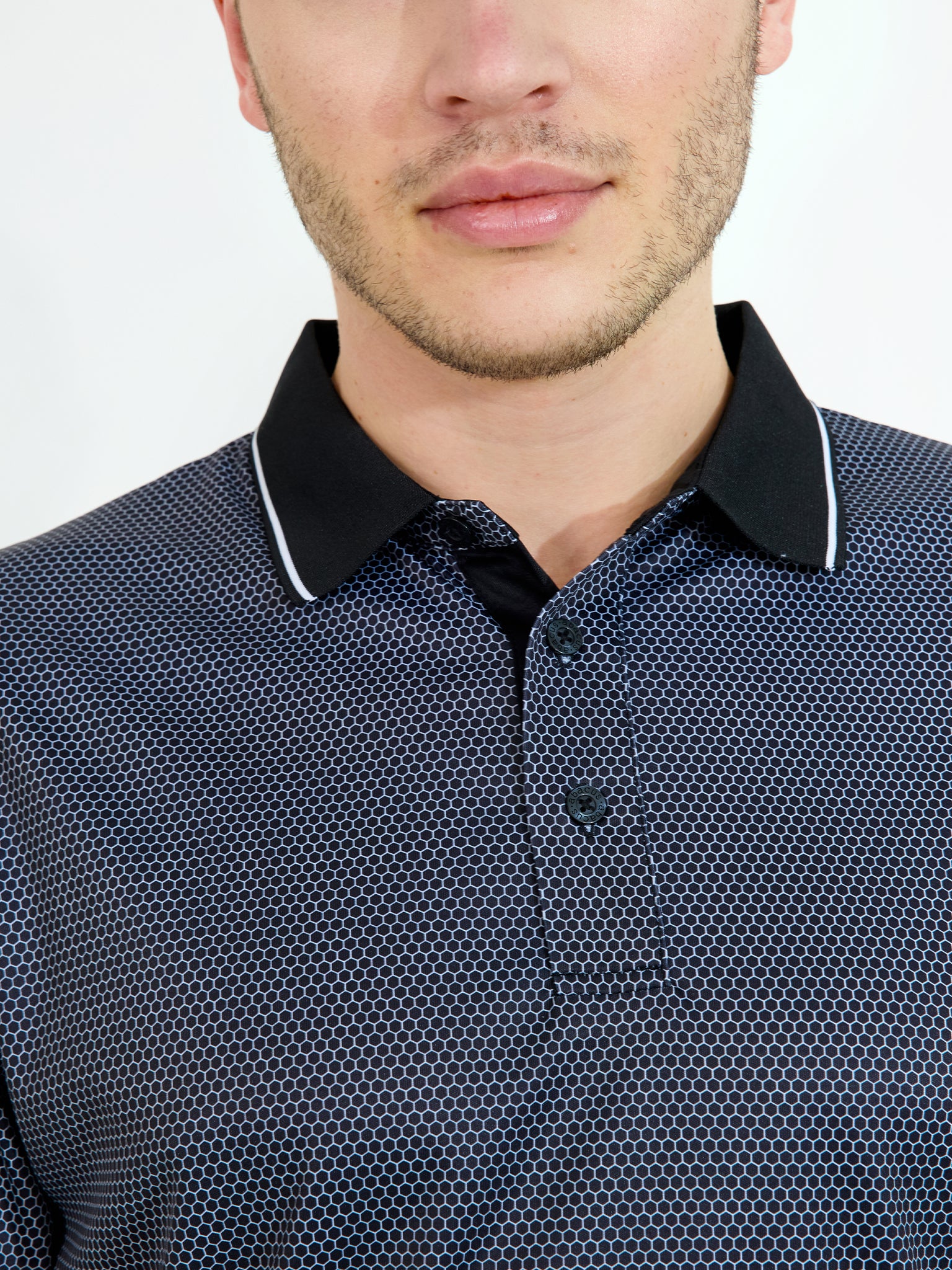 Mens Headfort drycool polo - black-5