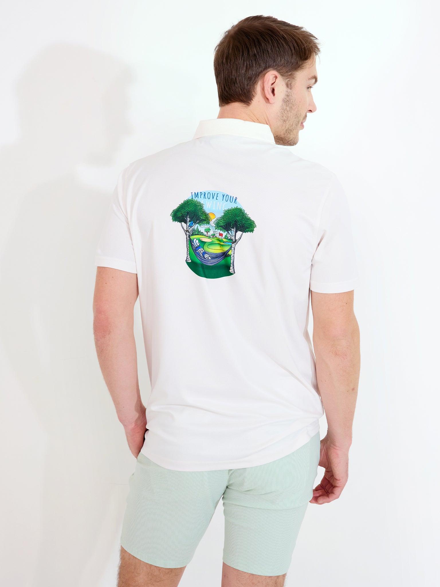 Mens Froggy drycool polo - clam