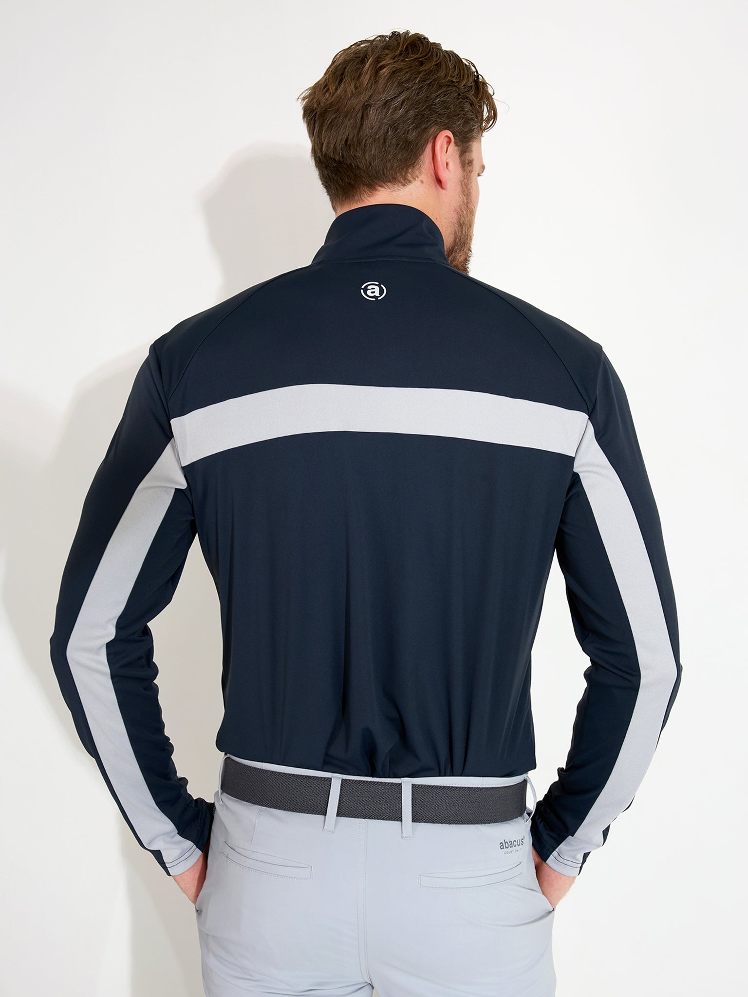 Mens Aloha UV longsleeve - navy – Abacus Sportswear