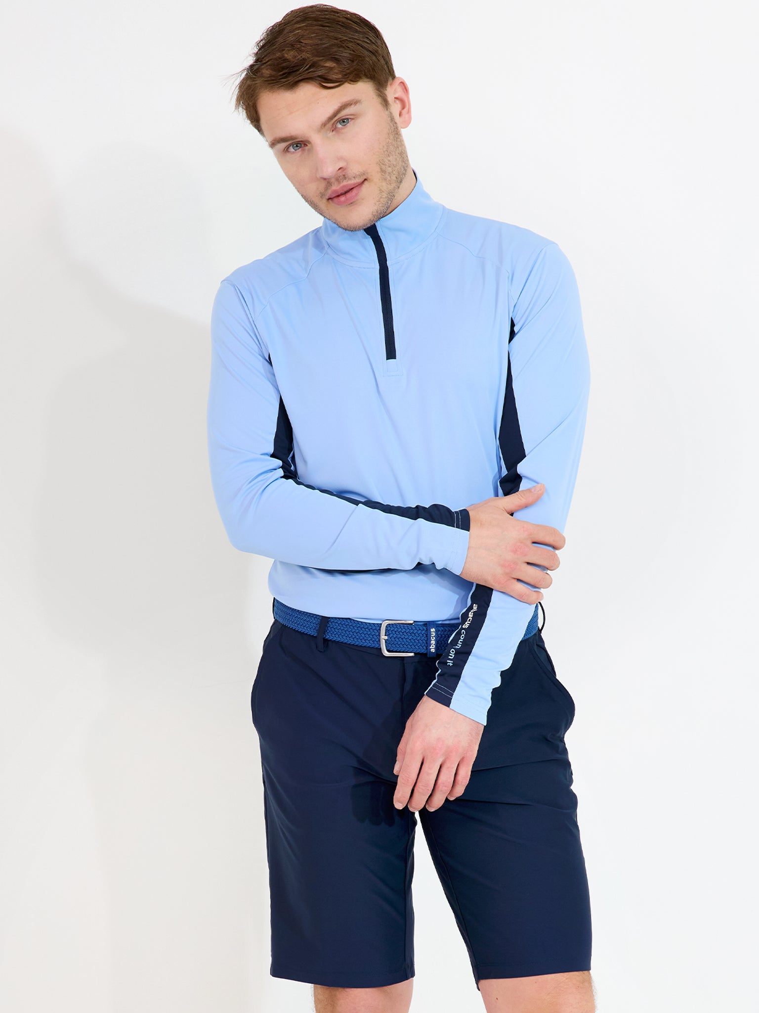 Mens Aloha UV longsleeve - iceblue