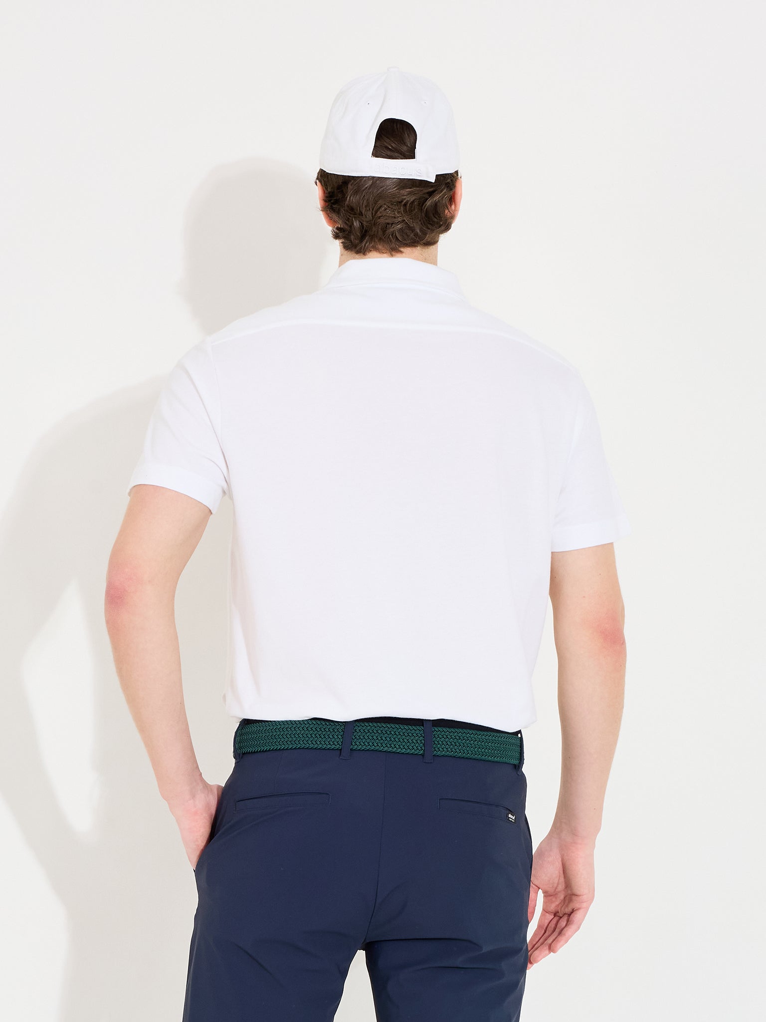 Mens Hillside polo - white