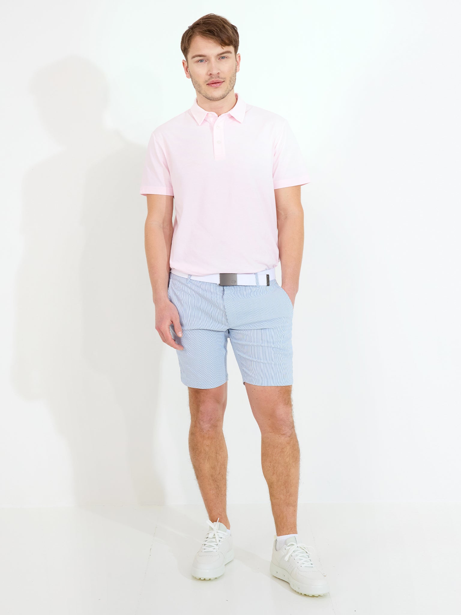 Mens Hillside polo - lt.pink-7