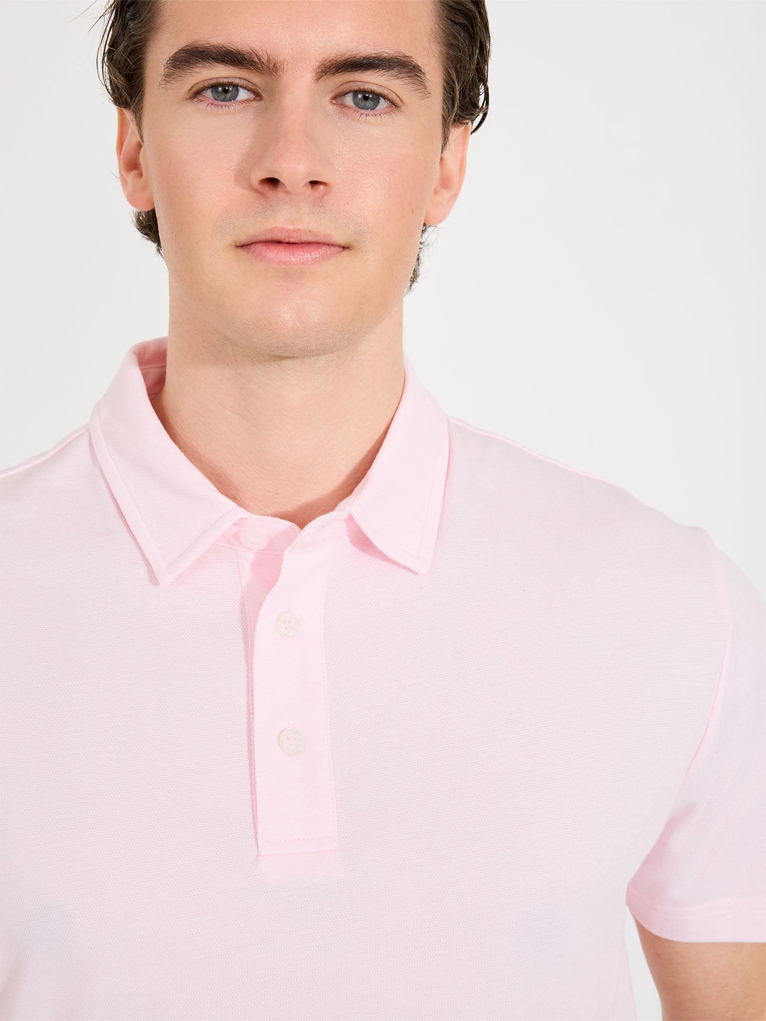 Mens Hillside polo - lt.pink-3