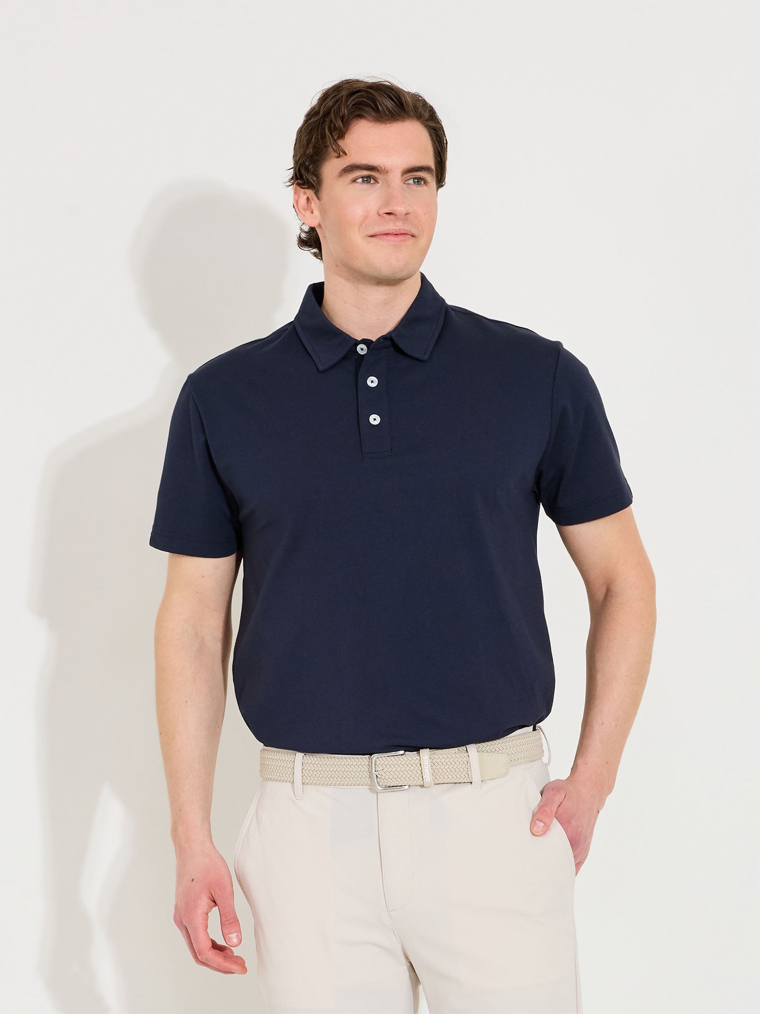 Mens Hillside polo - navy