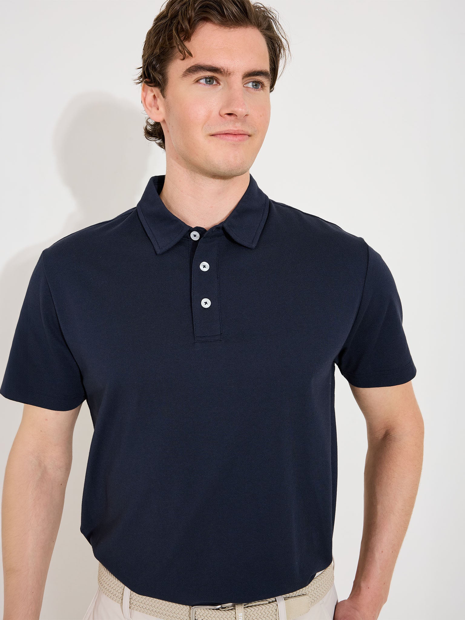 Mens Hillside polo - navy-5