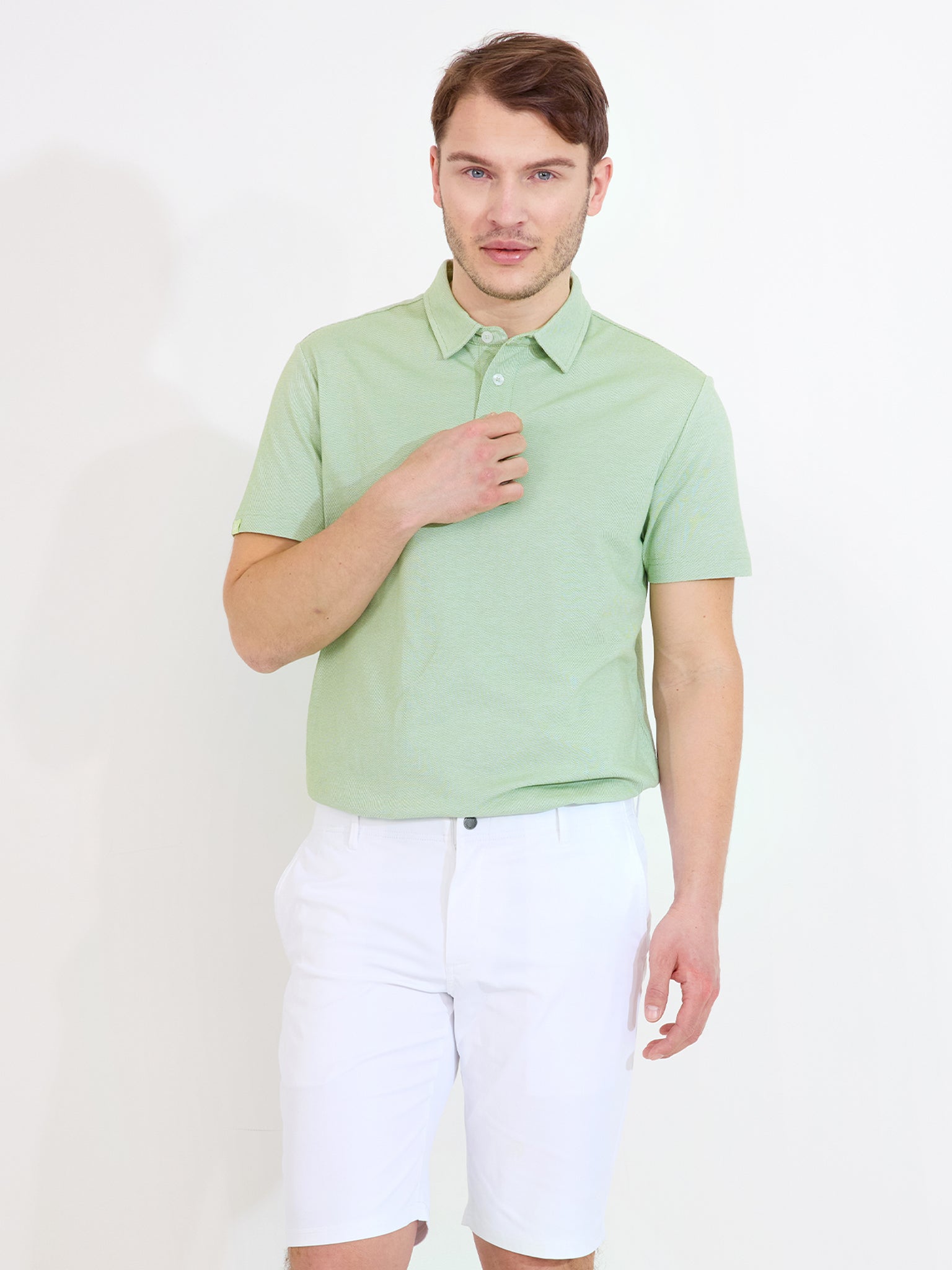 Mens Hillside polo - apple