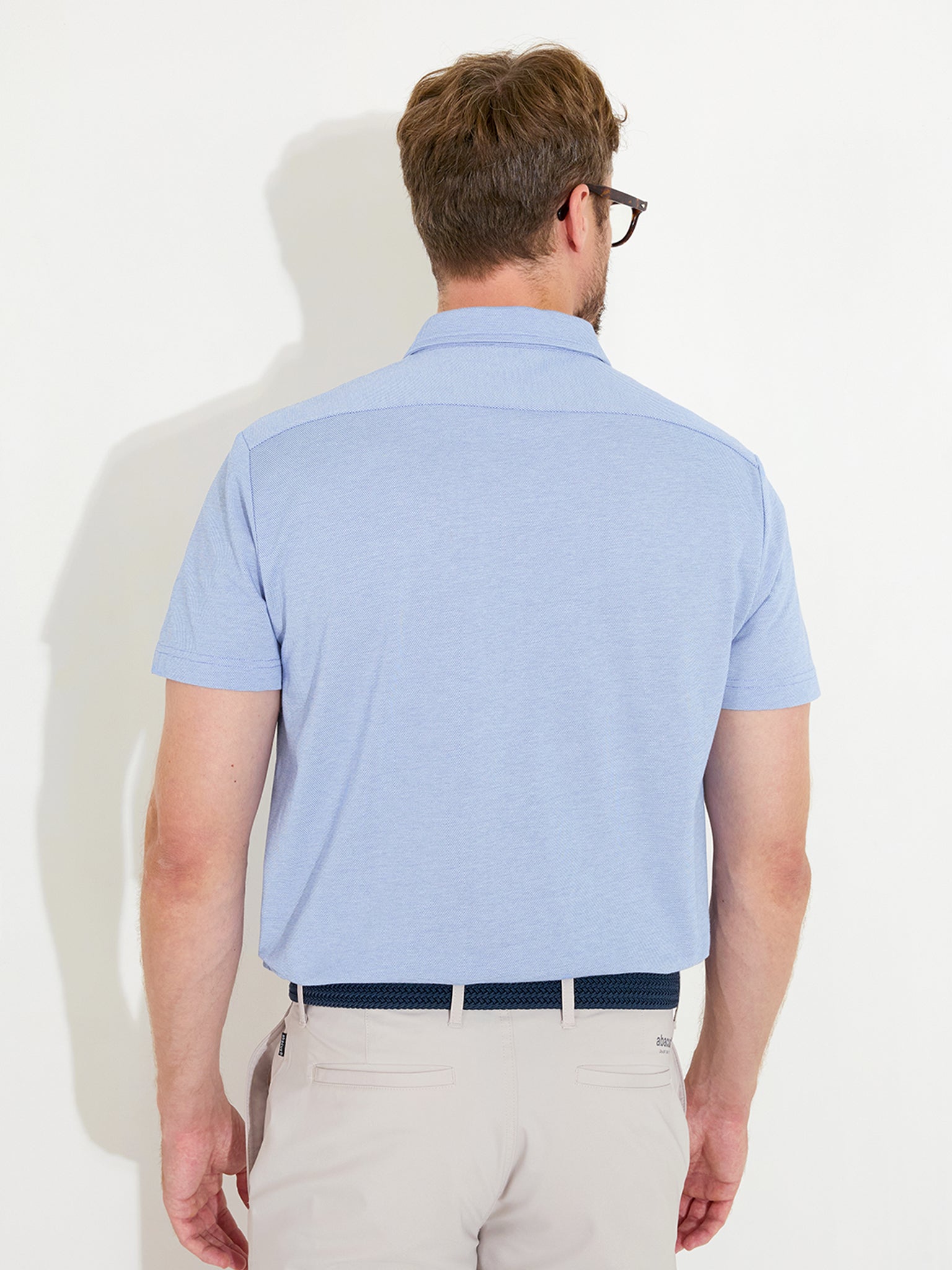 Mens Hillside polo - oxfordblue