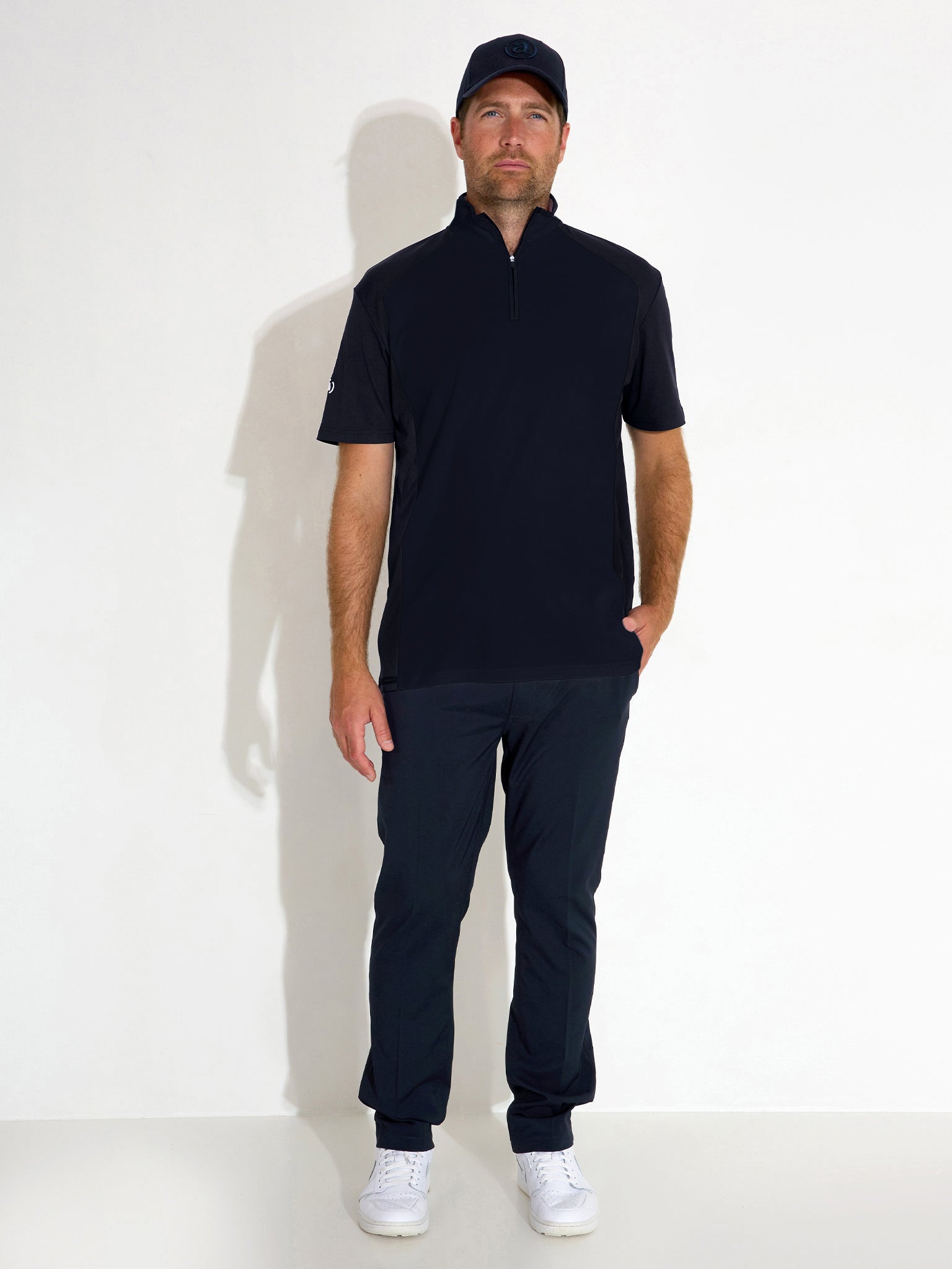 Mens Turnberry polo - white/navy-3