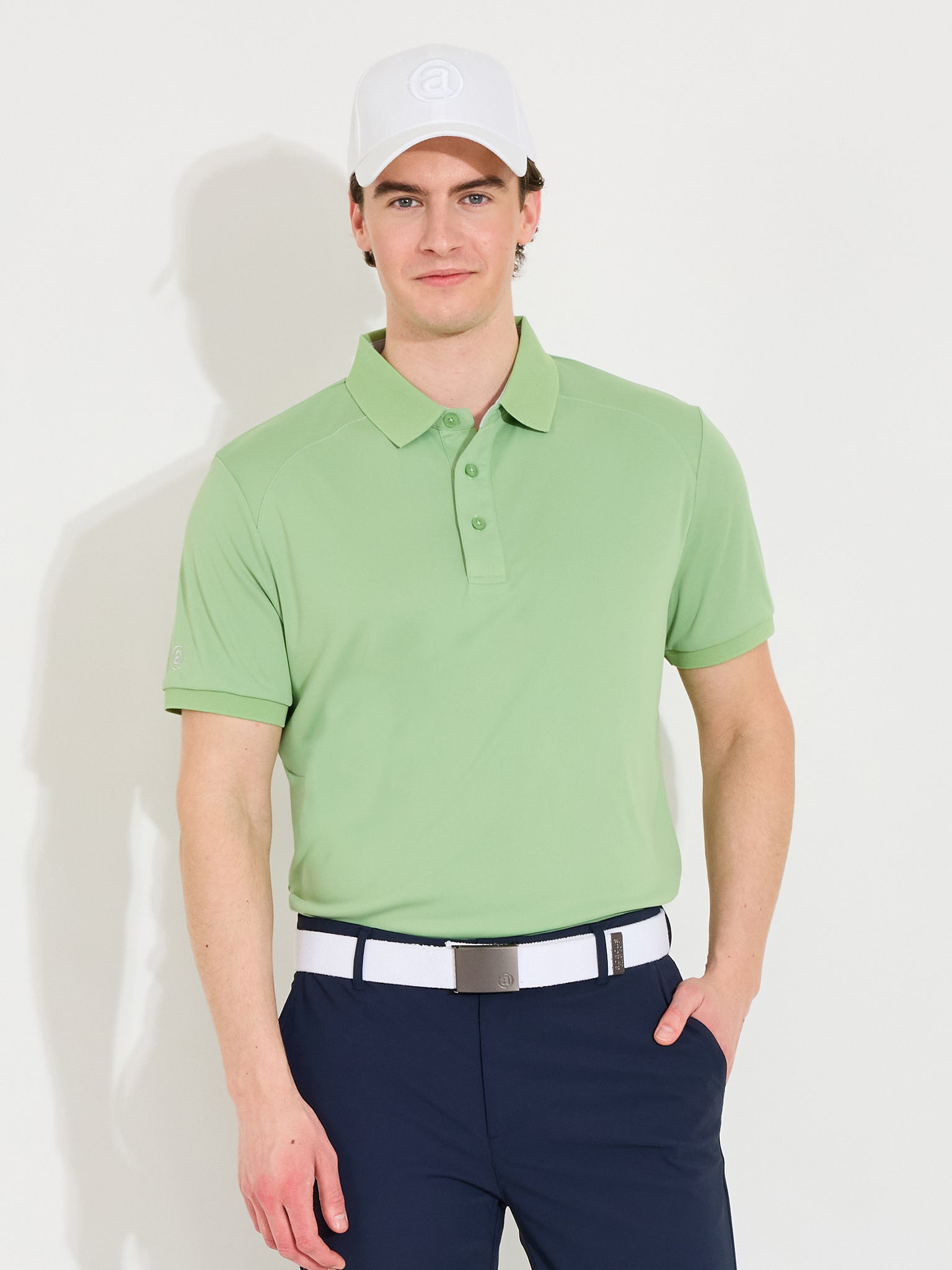 Mens Hammel recycled polo - apple