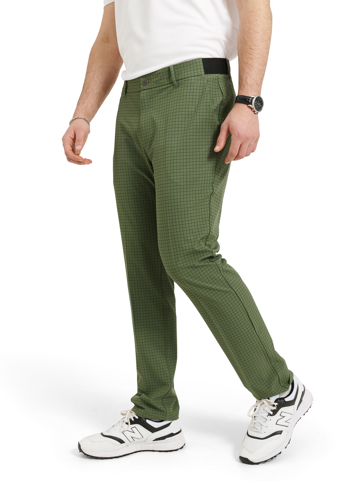 Mens Rockliffe trousers - forest-1