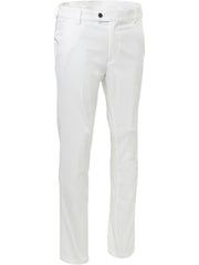 Mens Cleek stretch trousers - white