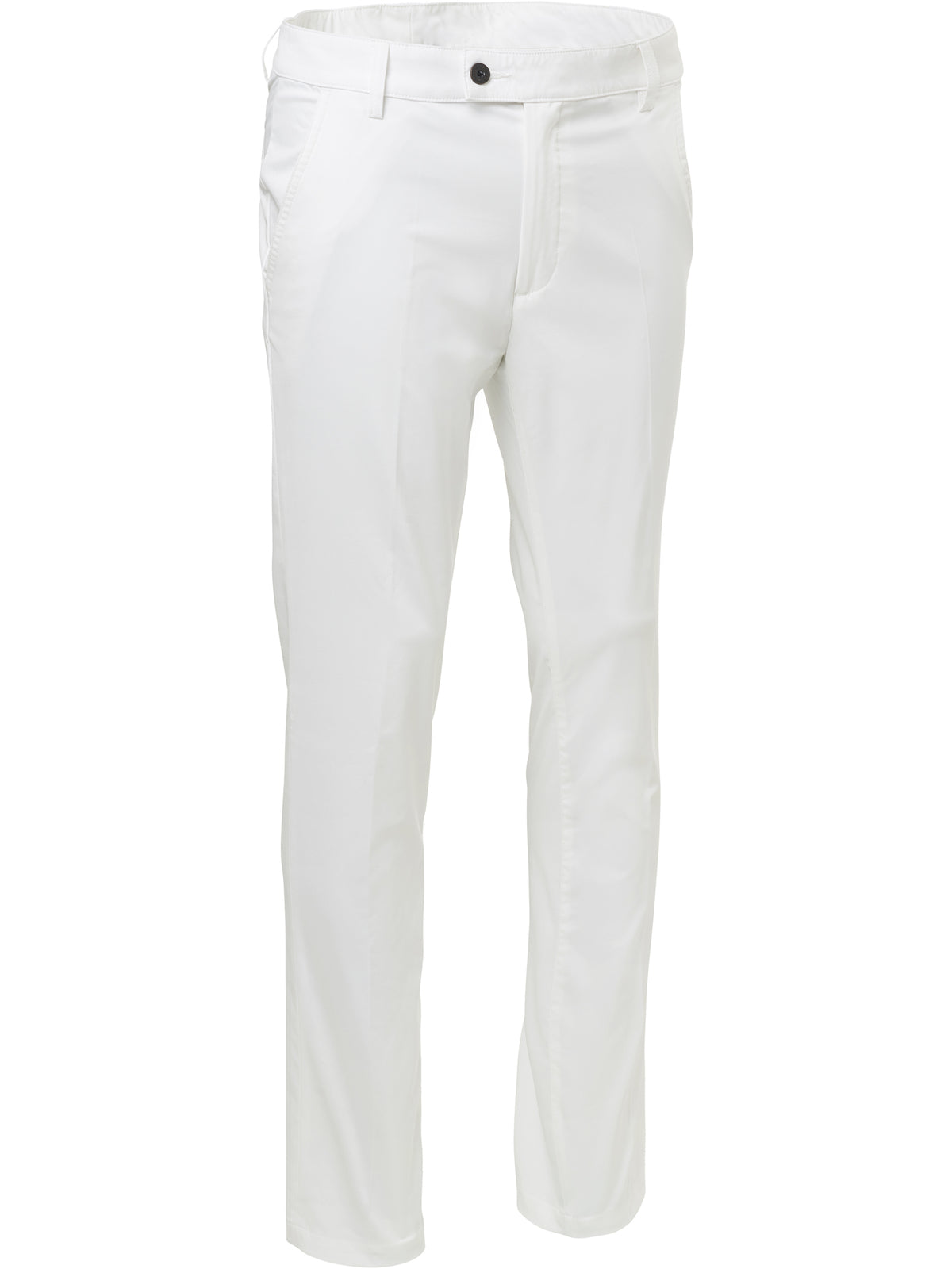 Mens Cleek stretch trousers - white-2