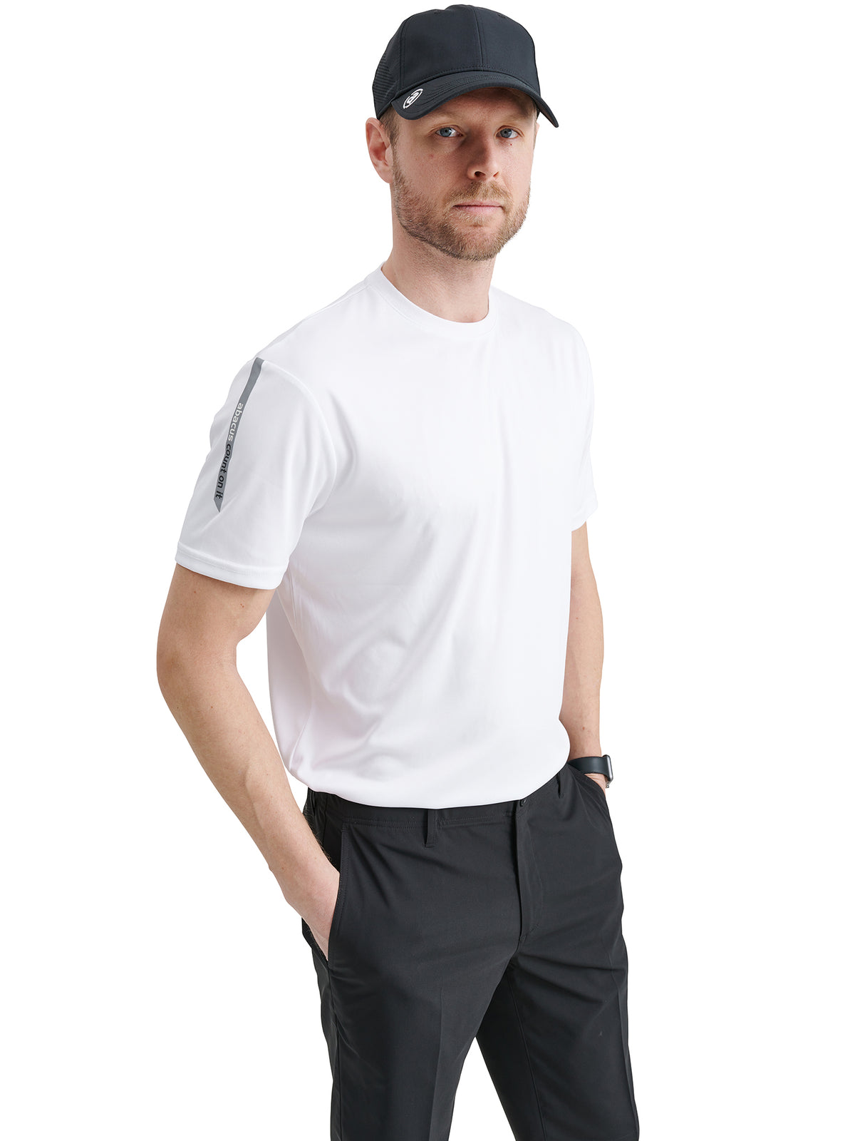 Mens Loop t-shirt - white-1