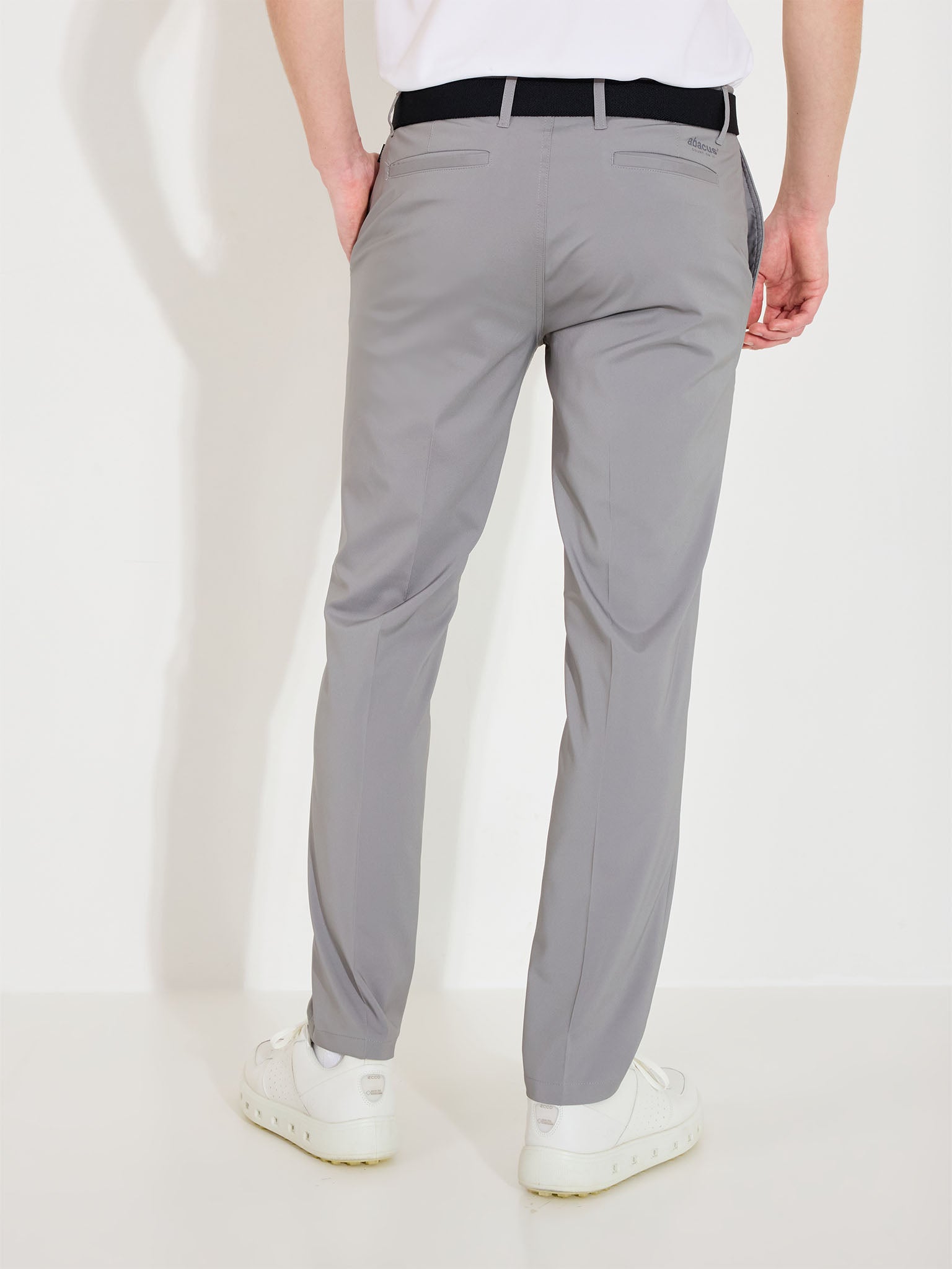 Mens Cleek flex trousers - grey