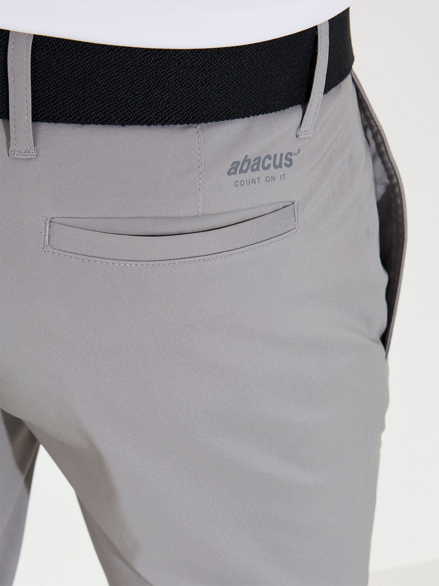 Mens Cleek flex trousers - grey-4