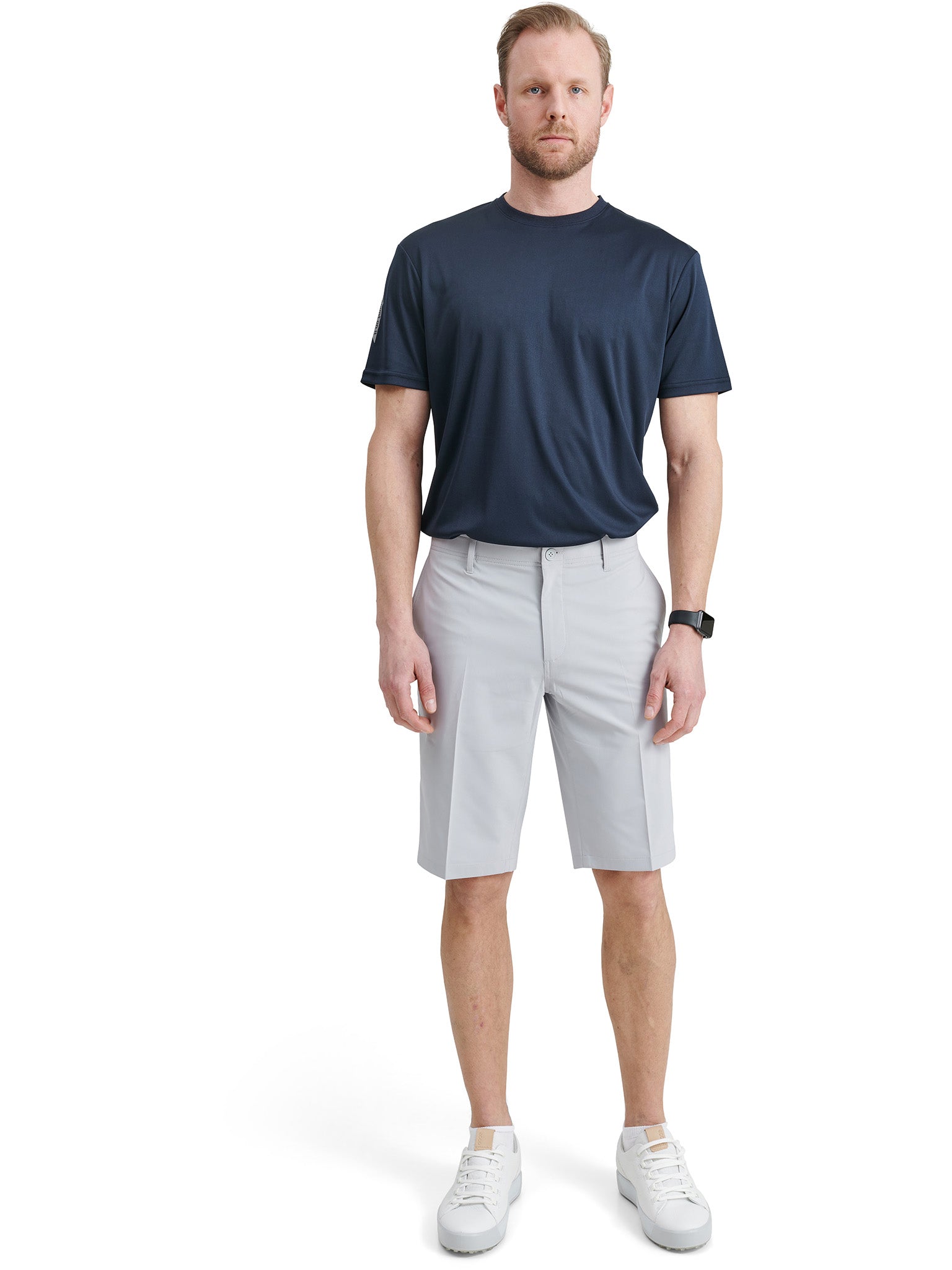 Men Cleek flex shorts - lt.grey-7