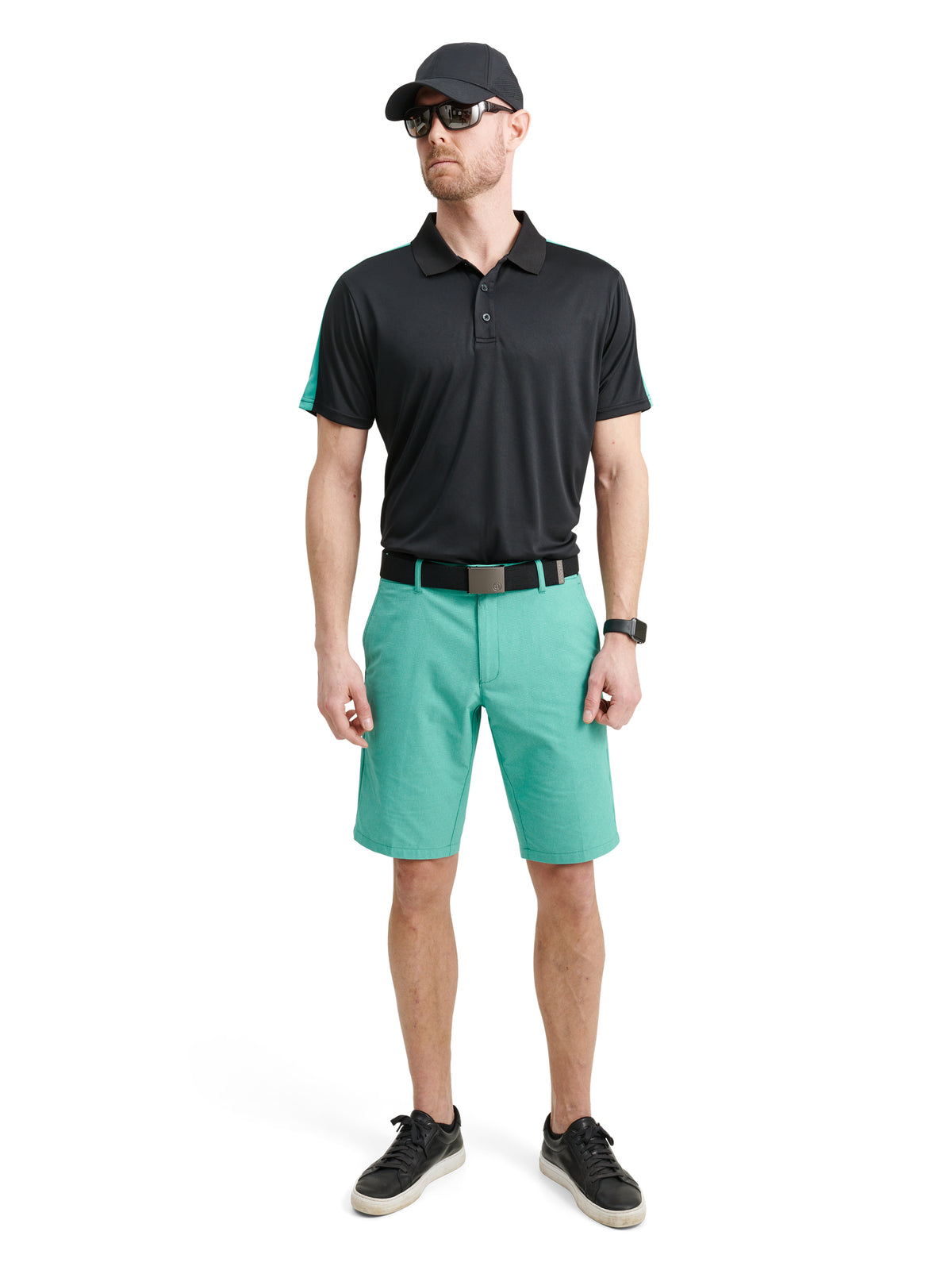 Men Huntingdale shorts - lagoon-1