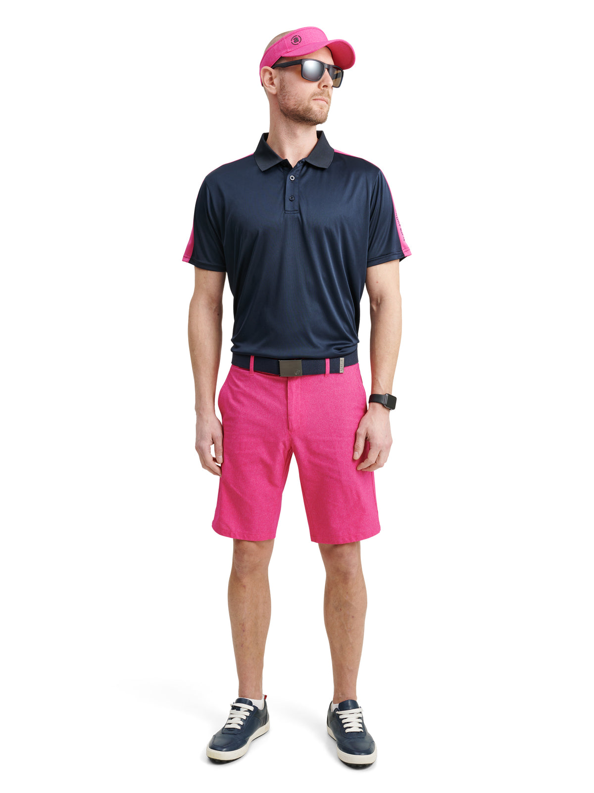 Men Huntingdale shorts - hibiscus-1