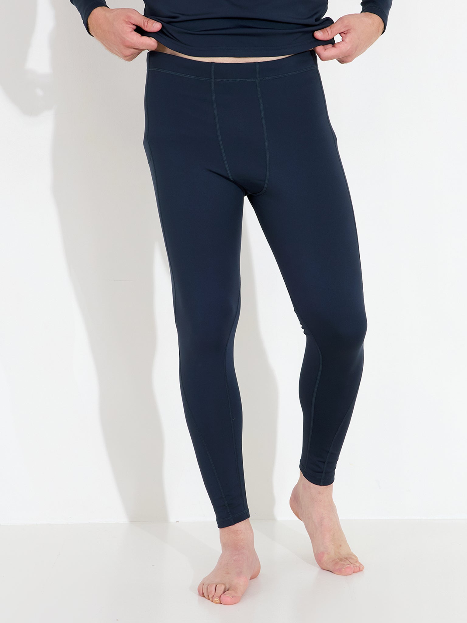 Mens Doonbeg baselayer tights - navy